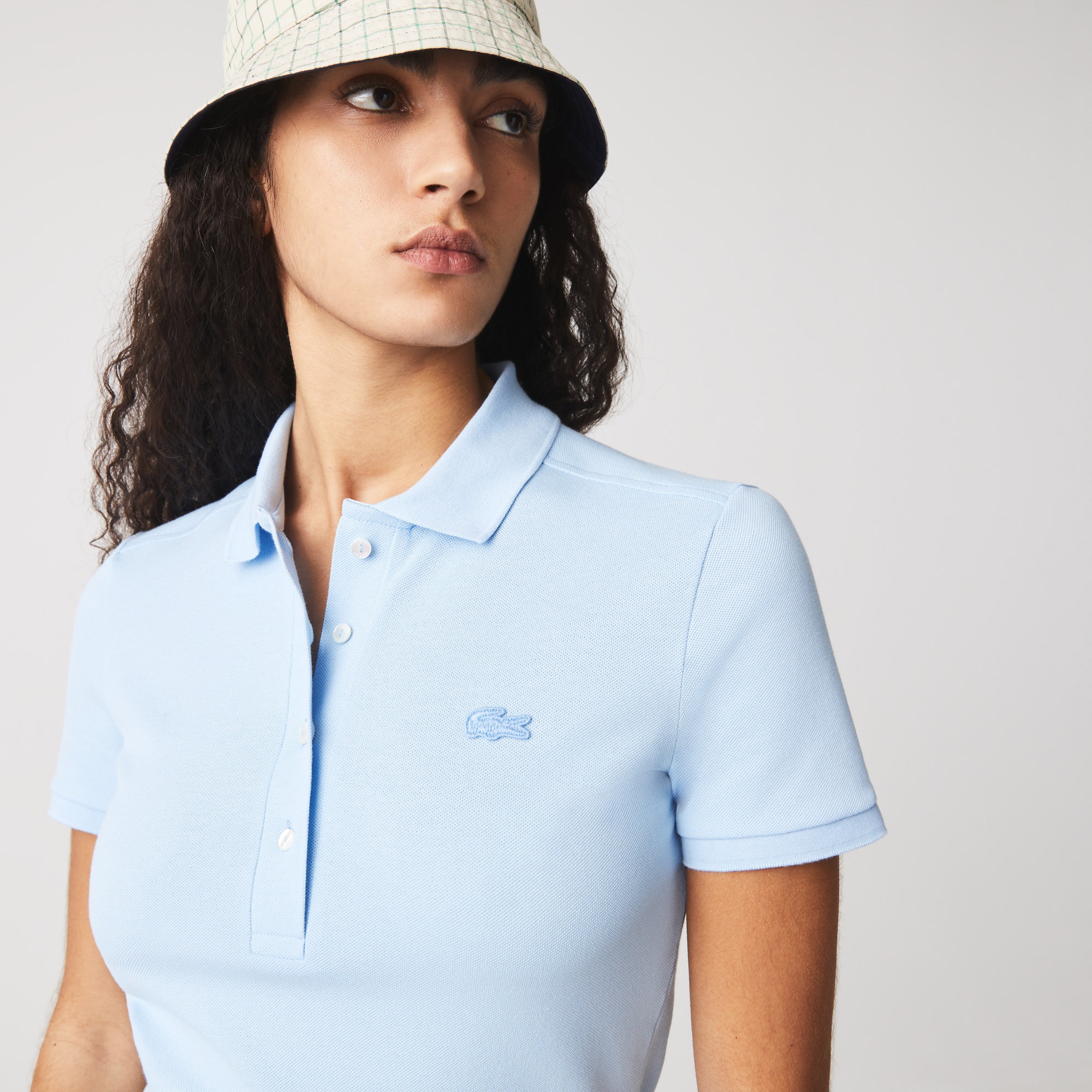 Lacoste Kadın Regular Fit Kısa Kollu Polo Yaka Mavi Elbise