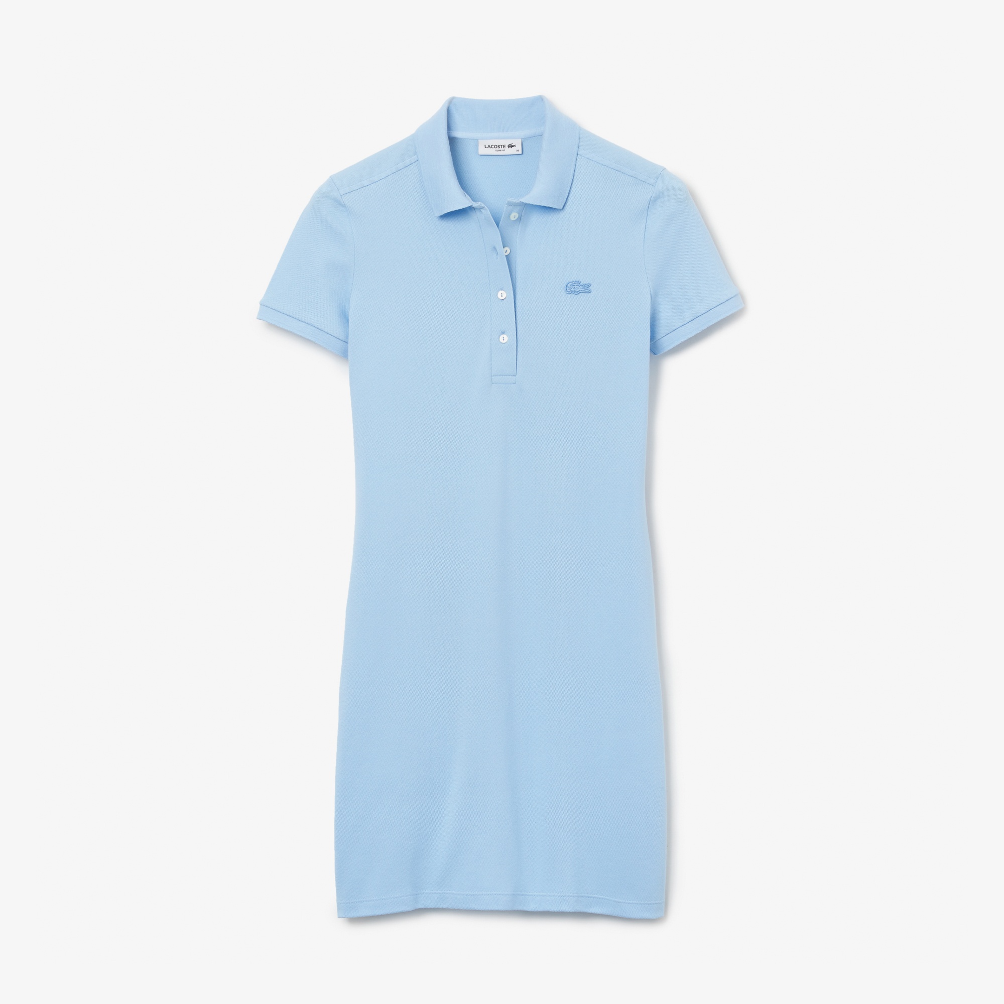 Lacoste Kadın Regular Fit Kısa Kollu Polo Yaka Mavi Elbise