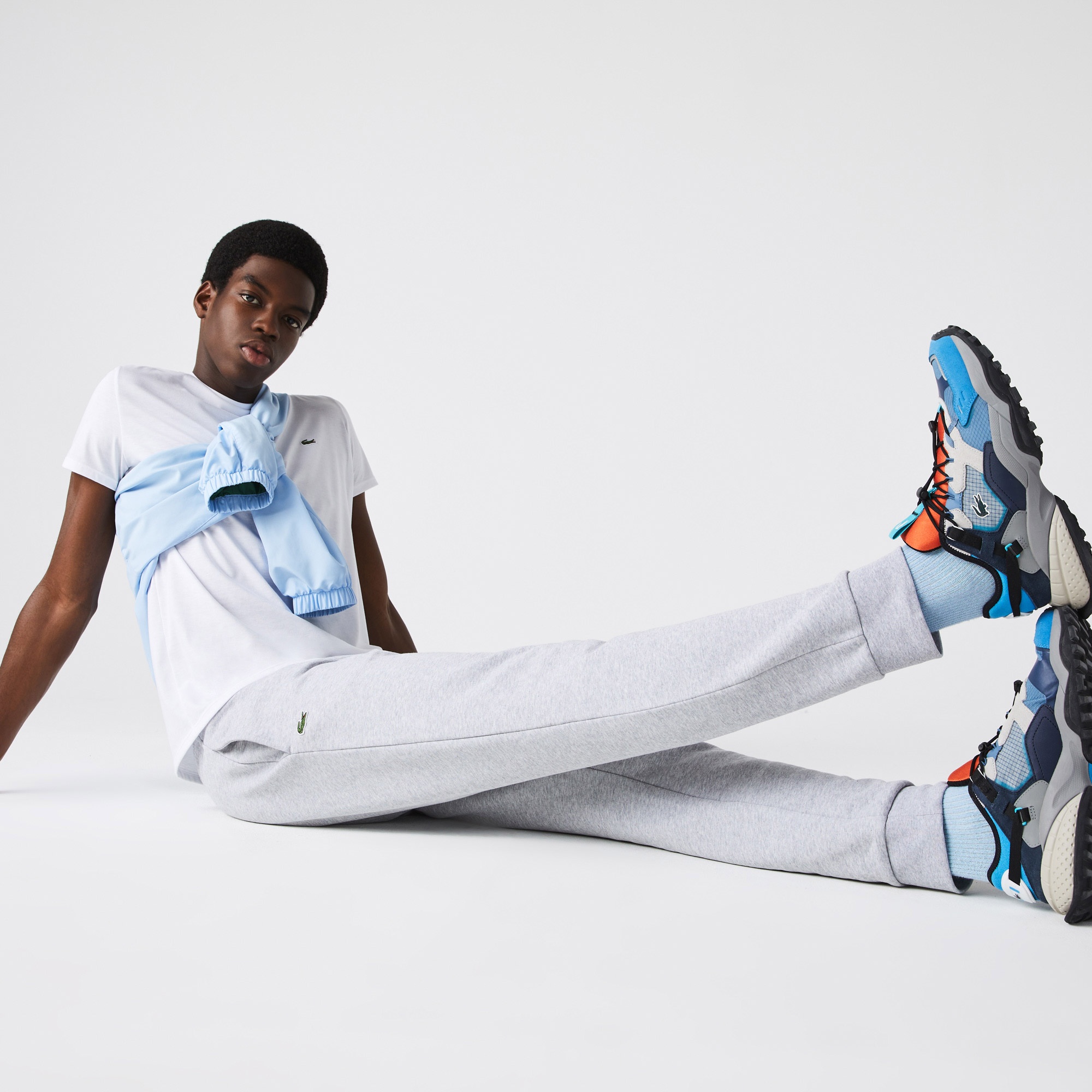 Lacoste SPORT Erkek Slim Fit Gri Eşofman Altı