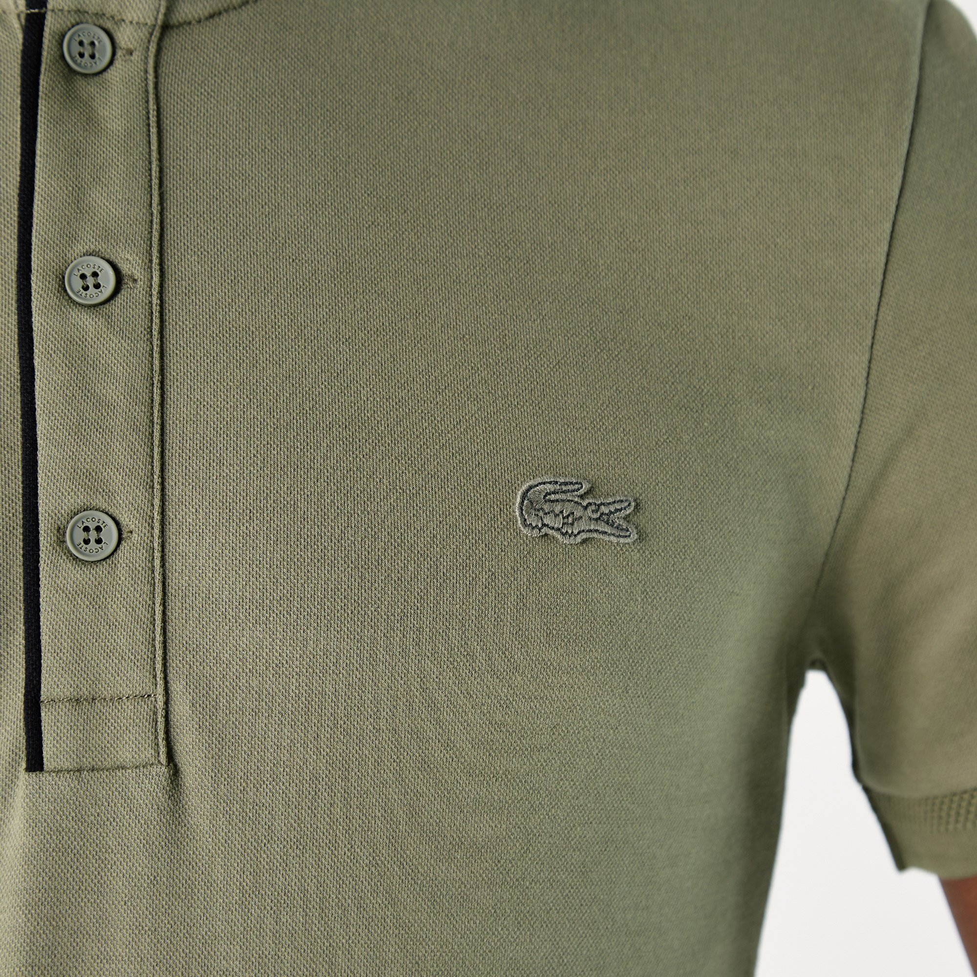 Lacoste Erkek Slim Fit Hakim Yaka Yeşil Polo