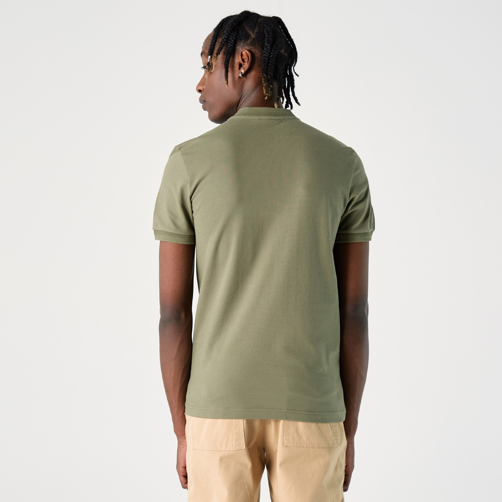 Lacoste Erkek Slim Fit Hakim Yaka Yeşil Polo