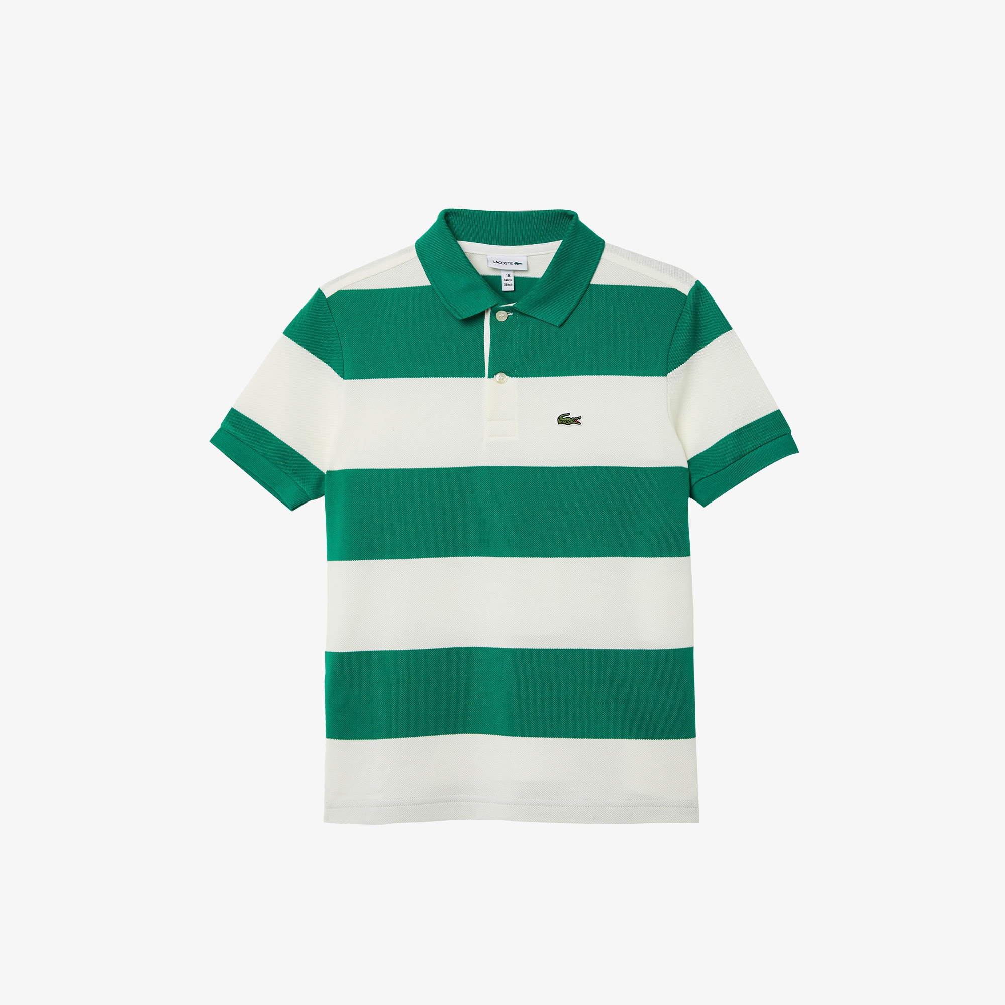 Lacoste Erkek Çocuk Çizgili Yeşil Polo