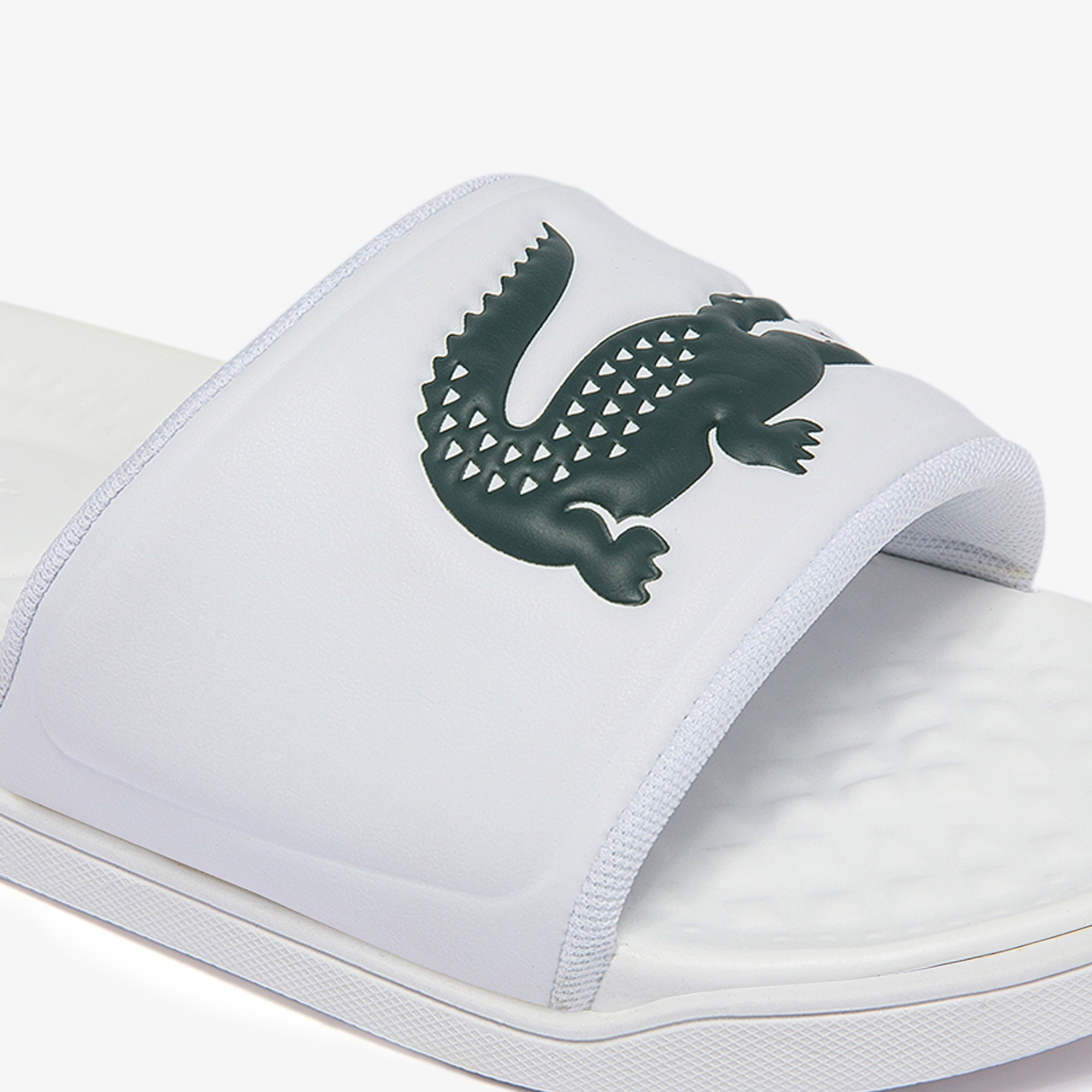 Lacoste Croco Kadın Beyaz Terlik