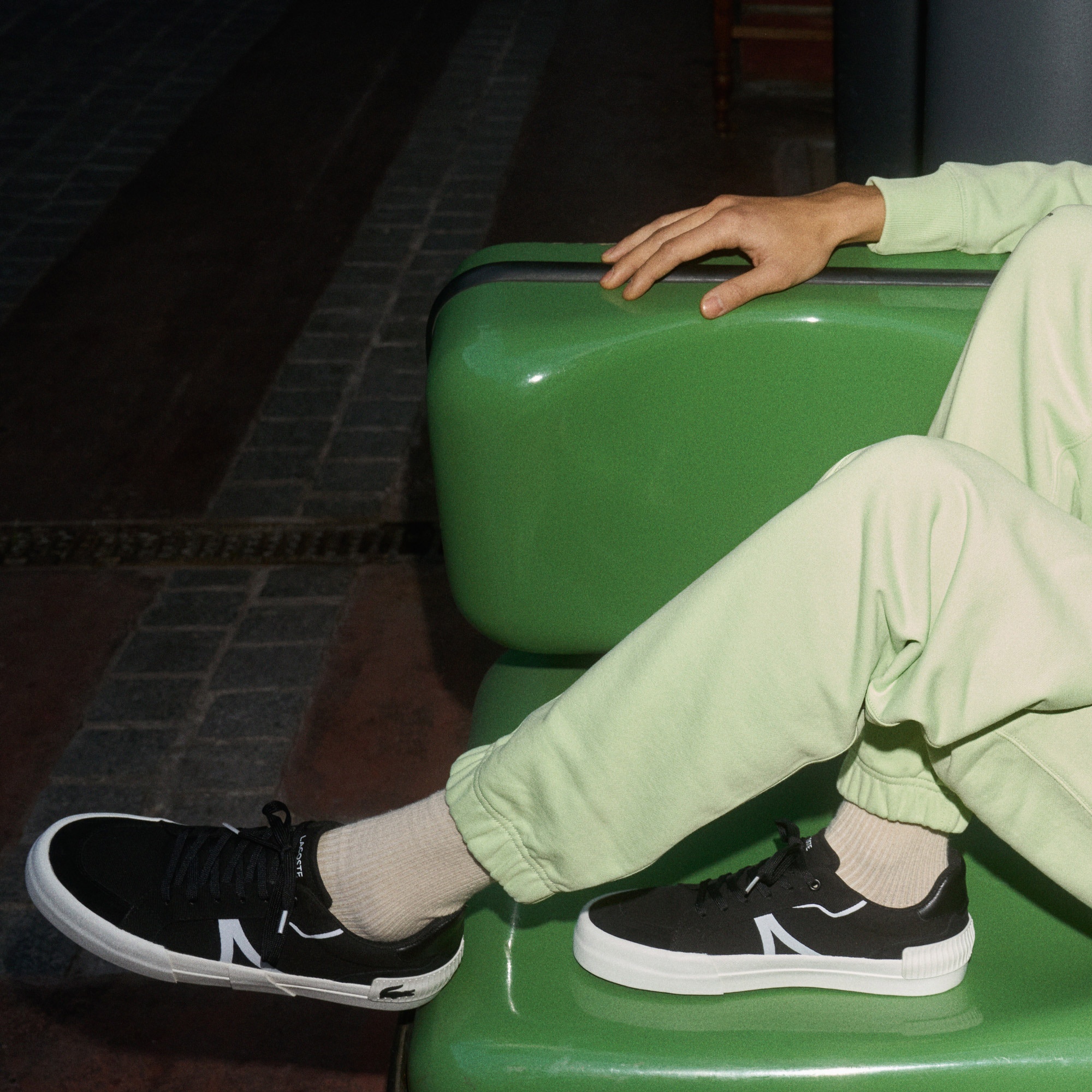 Lacoste L004 Erkek Siyah Sneaker