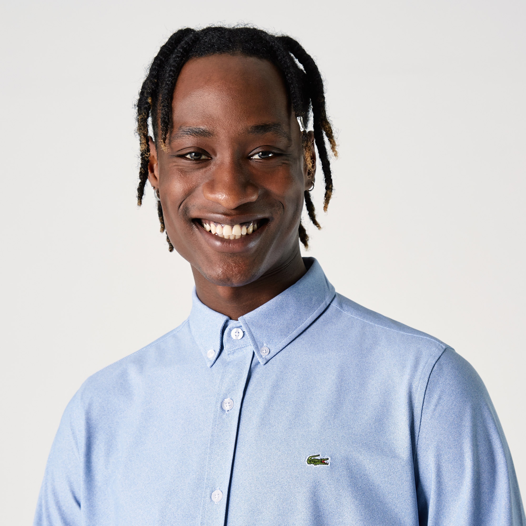 Lacoste Erkek Slim Fit Mavi Gömlek