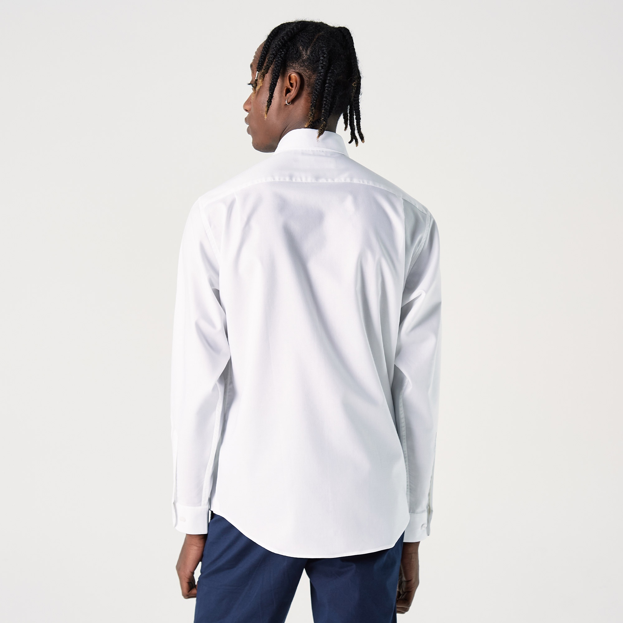 Lacoste Erkek Regular Fit Beyaz Gömlek