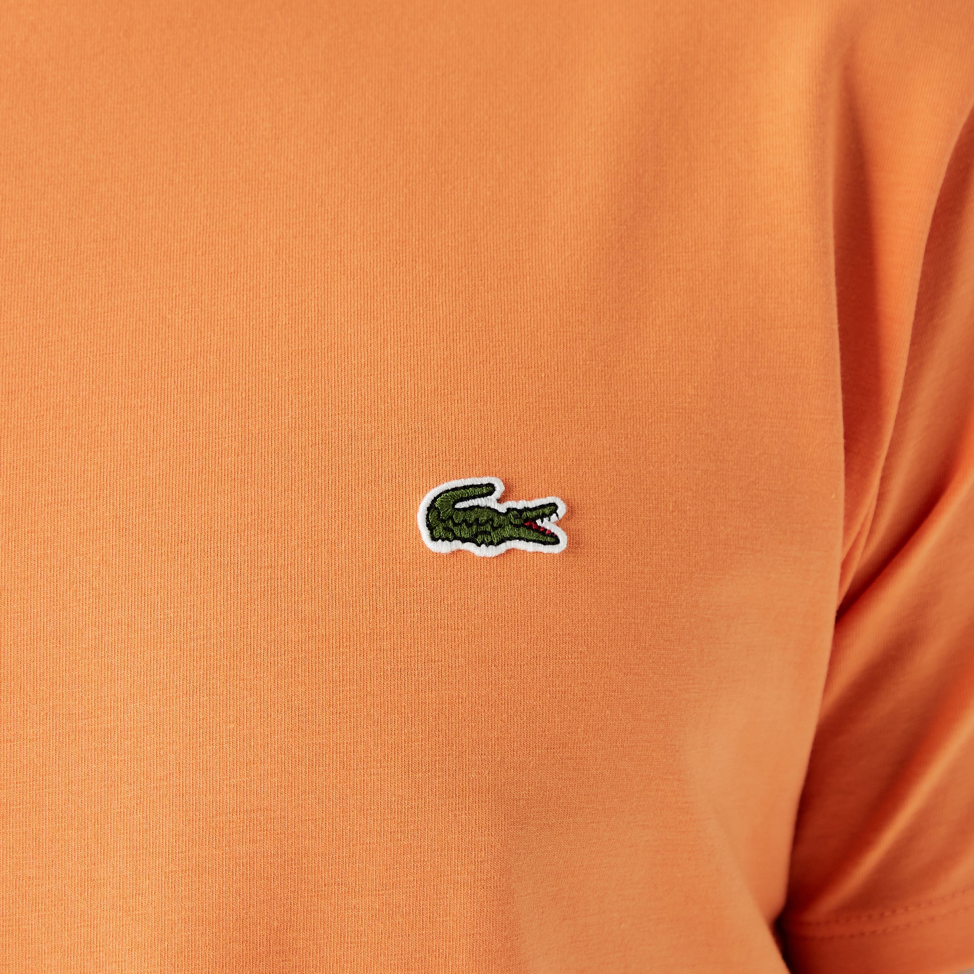 Lacoste Erkek Slim Fit Bisiklet Yaka Turuncu T-Shirt