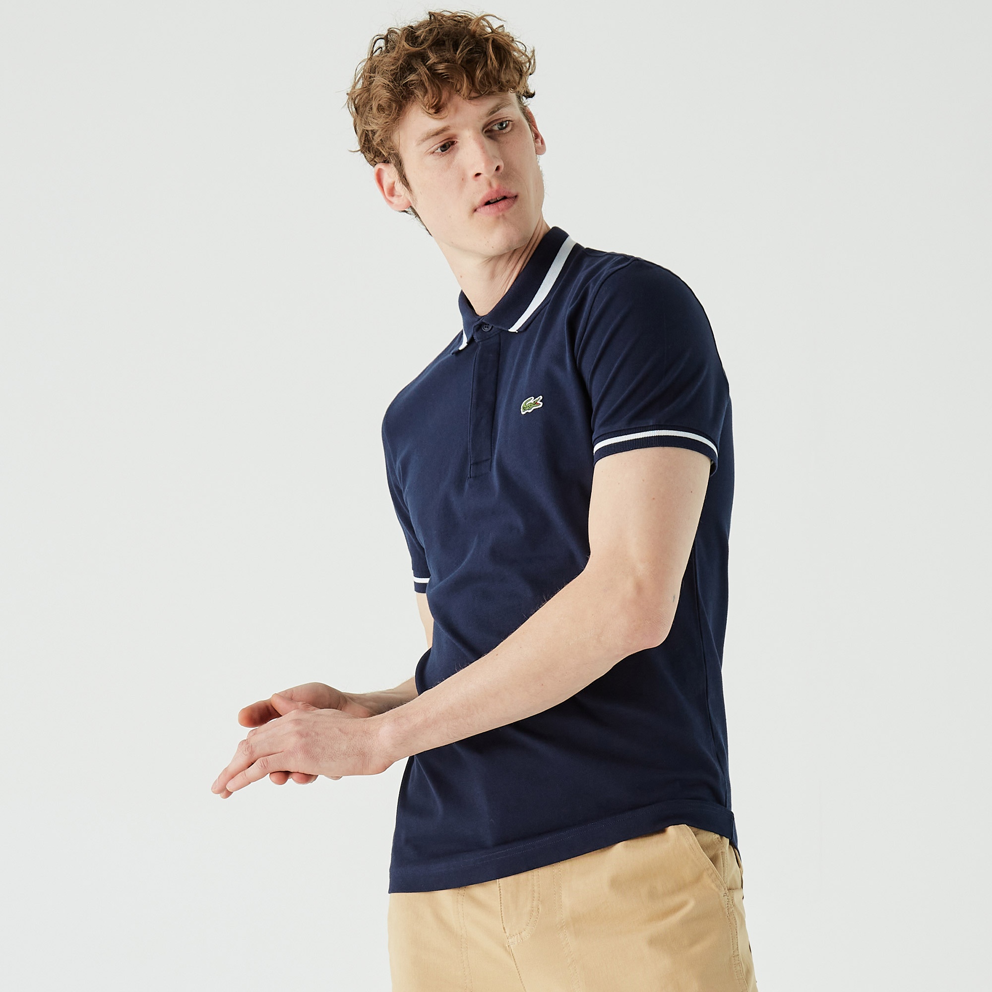 Lacoste Erkek Regular Fit Lacivert Polo
