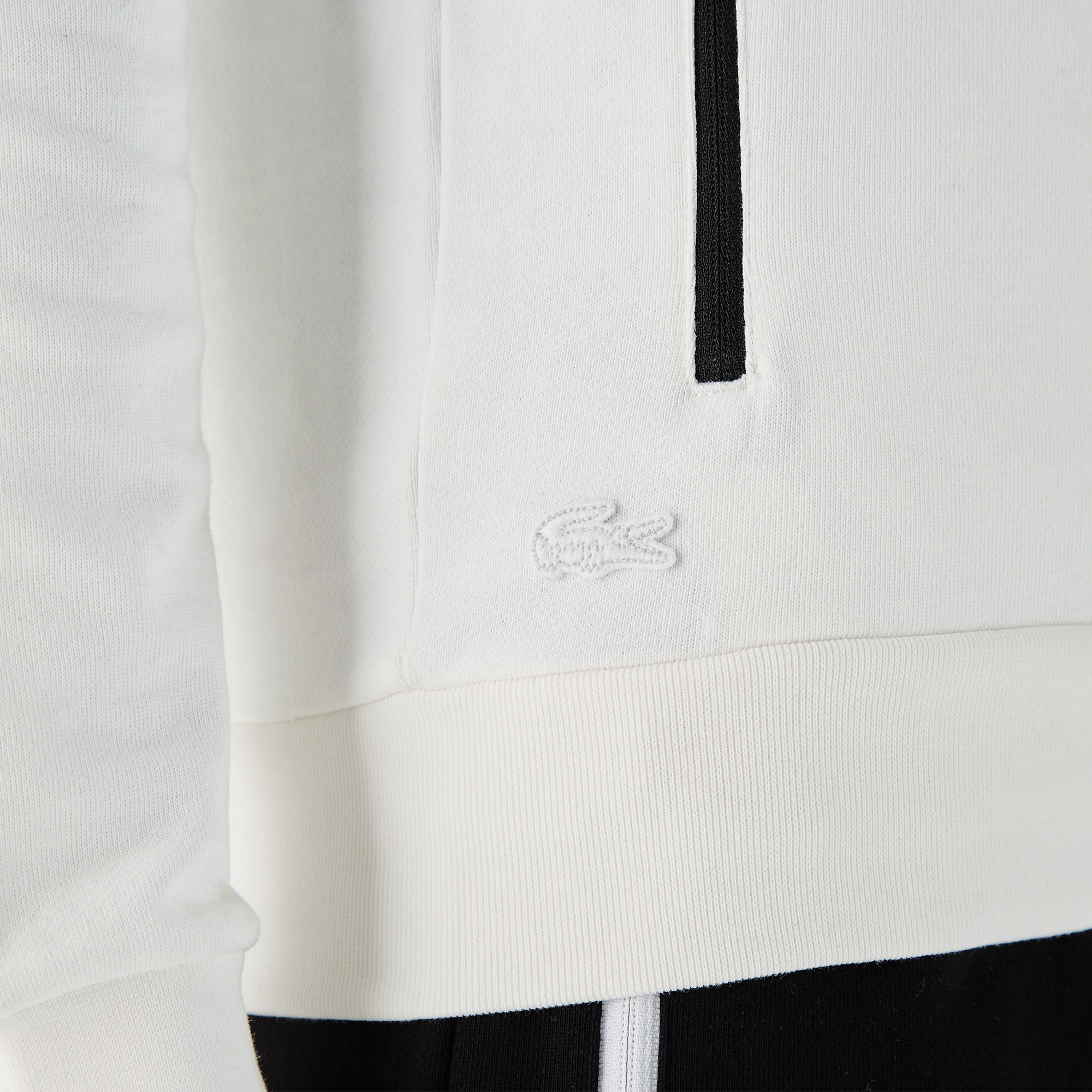 Lacoste Erkek Regular Fit Baskılı Kapüşonlu Gri Sweatshirt