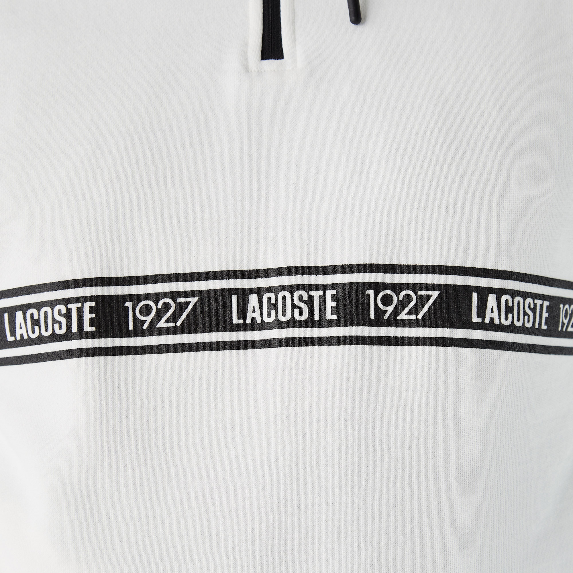 Lacoste Erkek Regular Fit Baskılı Kapüşonlu Gri Sweatshirt