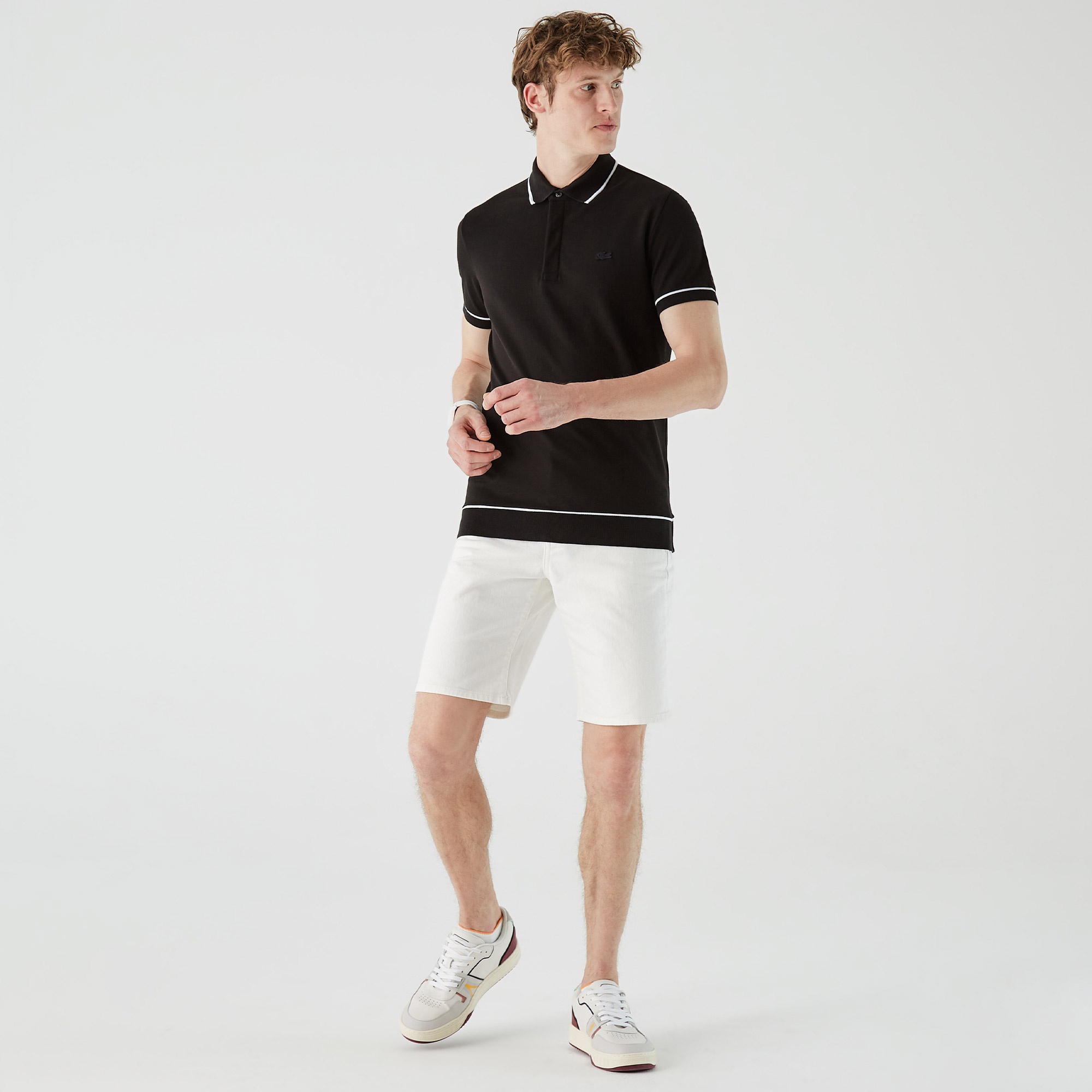 Lacoste Erkek Regular Fit Siyah Polo
