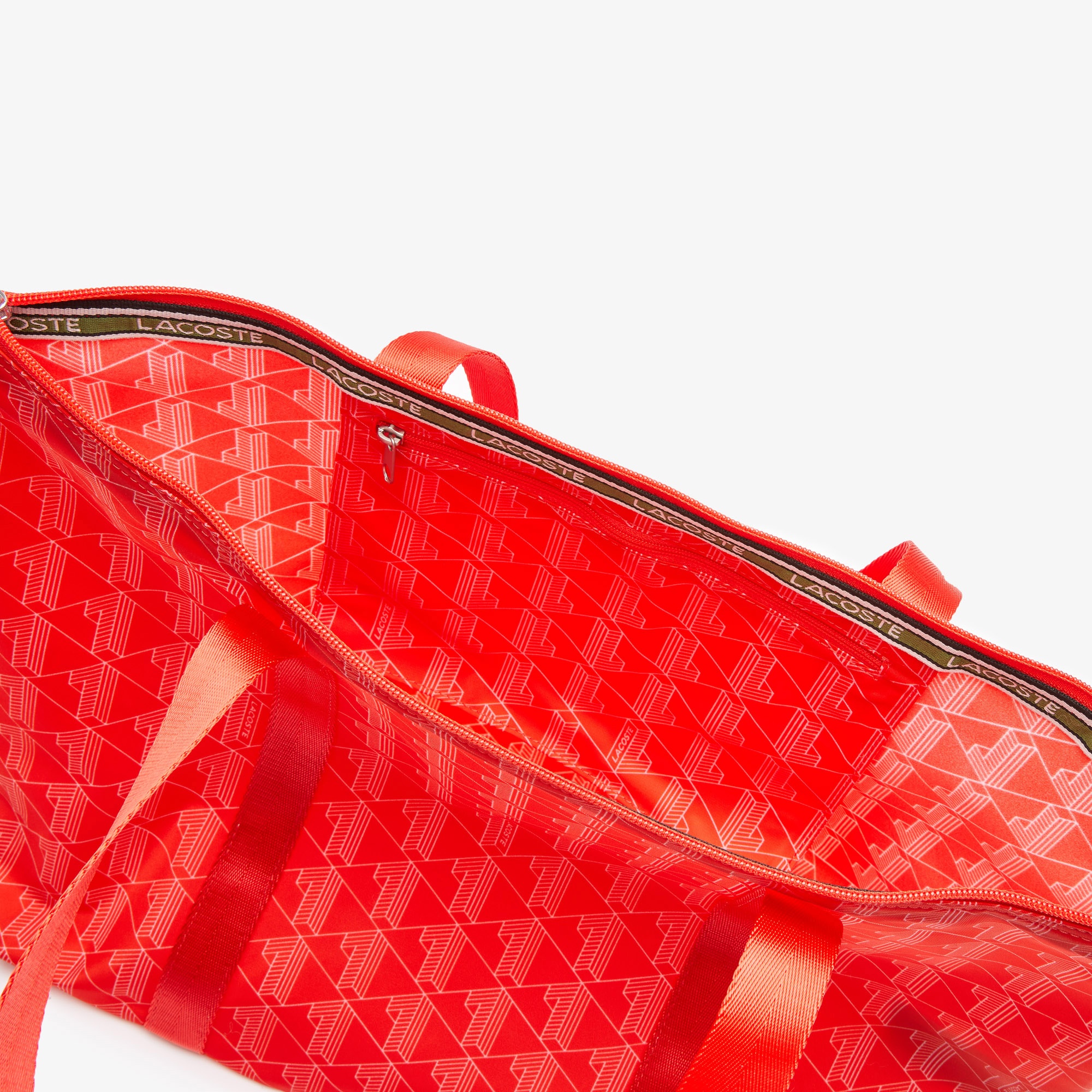 Lacoste Izzie Seasonal Kadın Desenli Kırmızı Seyahat Çantası