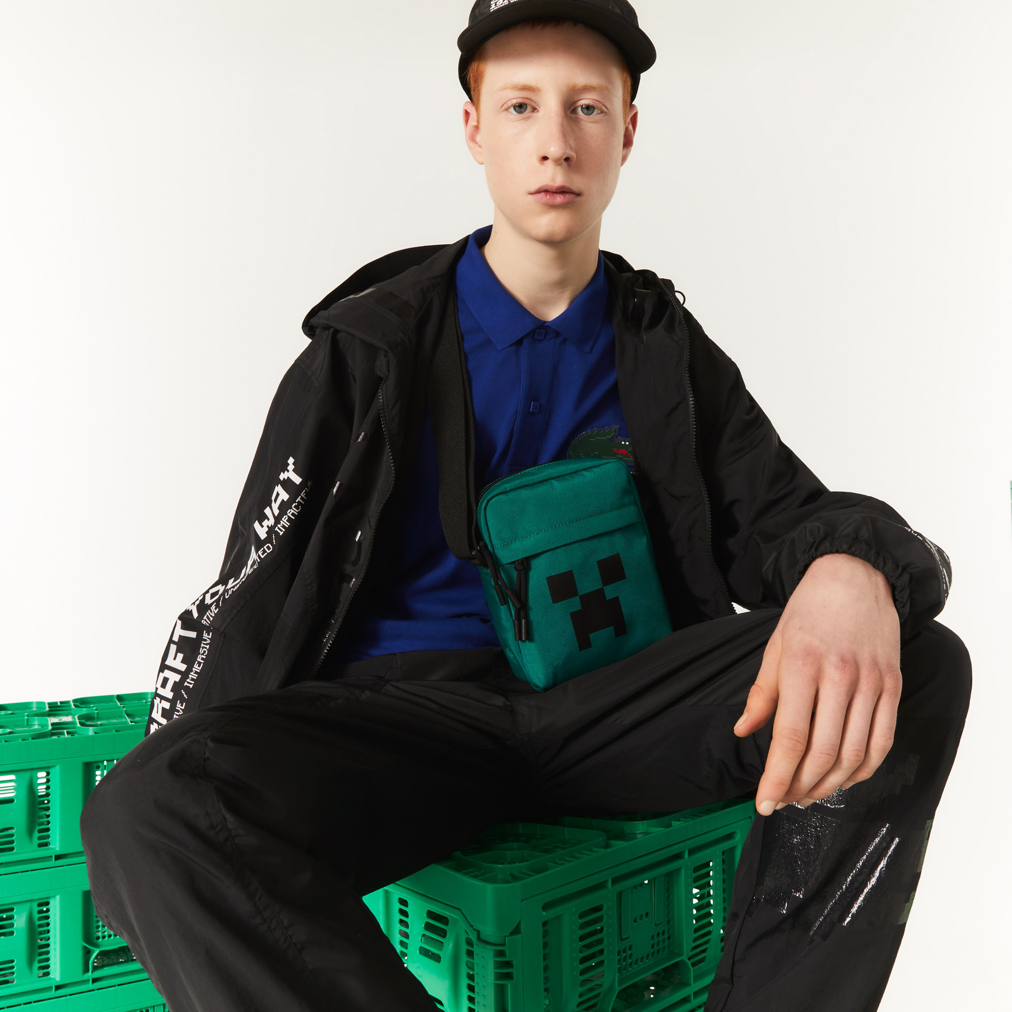 LACOSTE × MINECRAFT リュック キャップ LACOSTE × MINECRAFT リュック