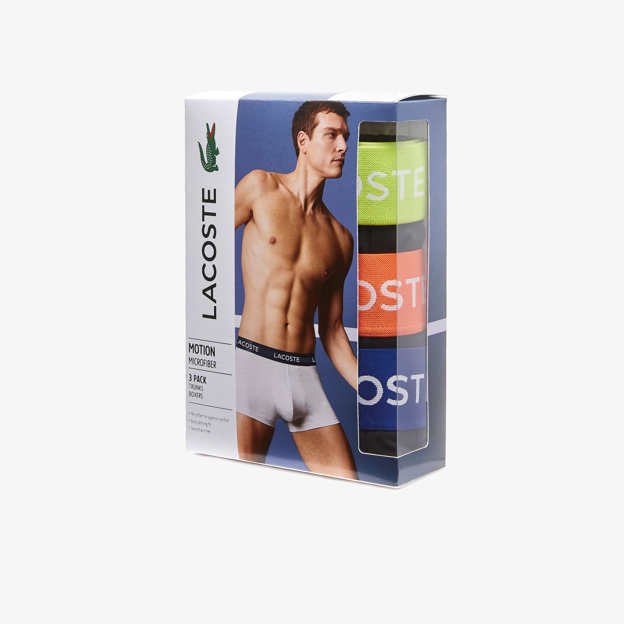 Lacoste Erkek 3'lü Siyah Boxer