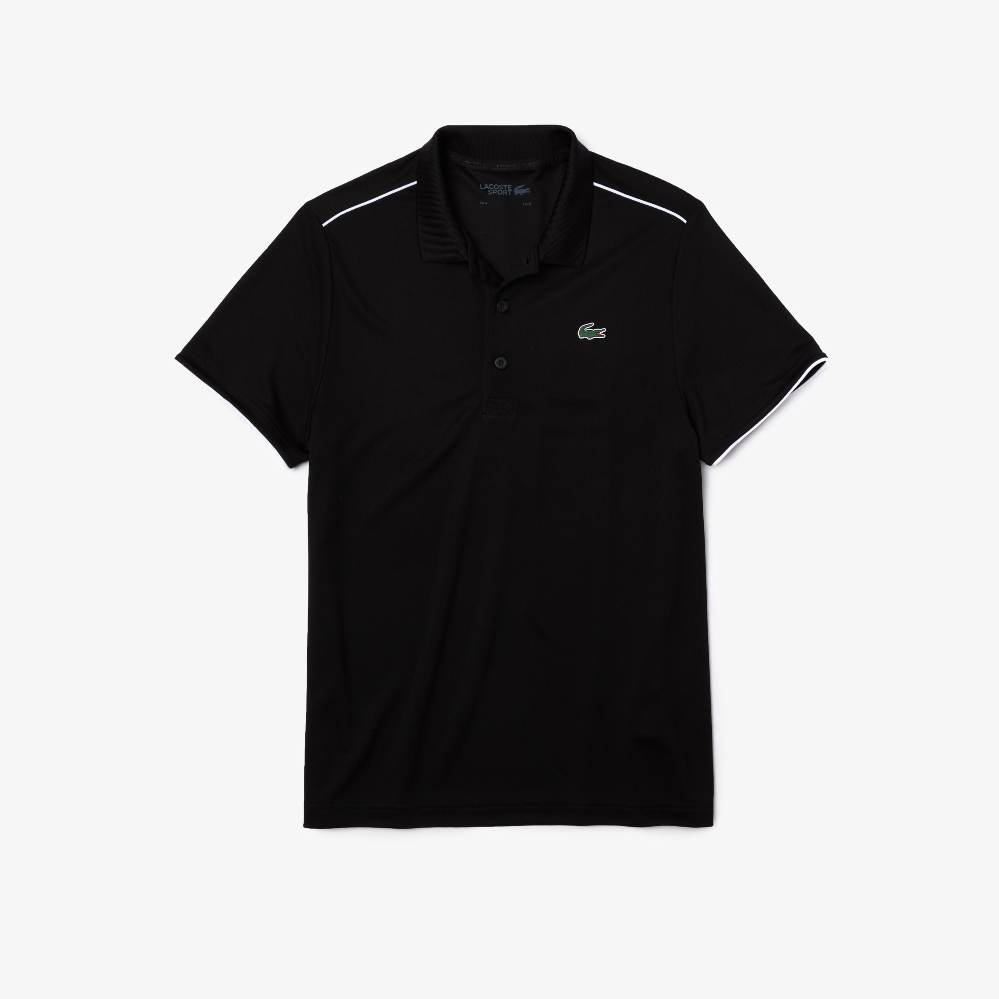 Lacoste SPORT Erkek Regular Fit Siyah Polo DH2094.258 | Lacoste