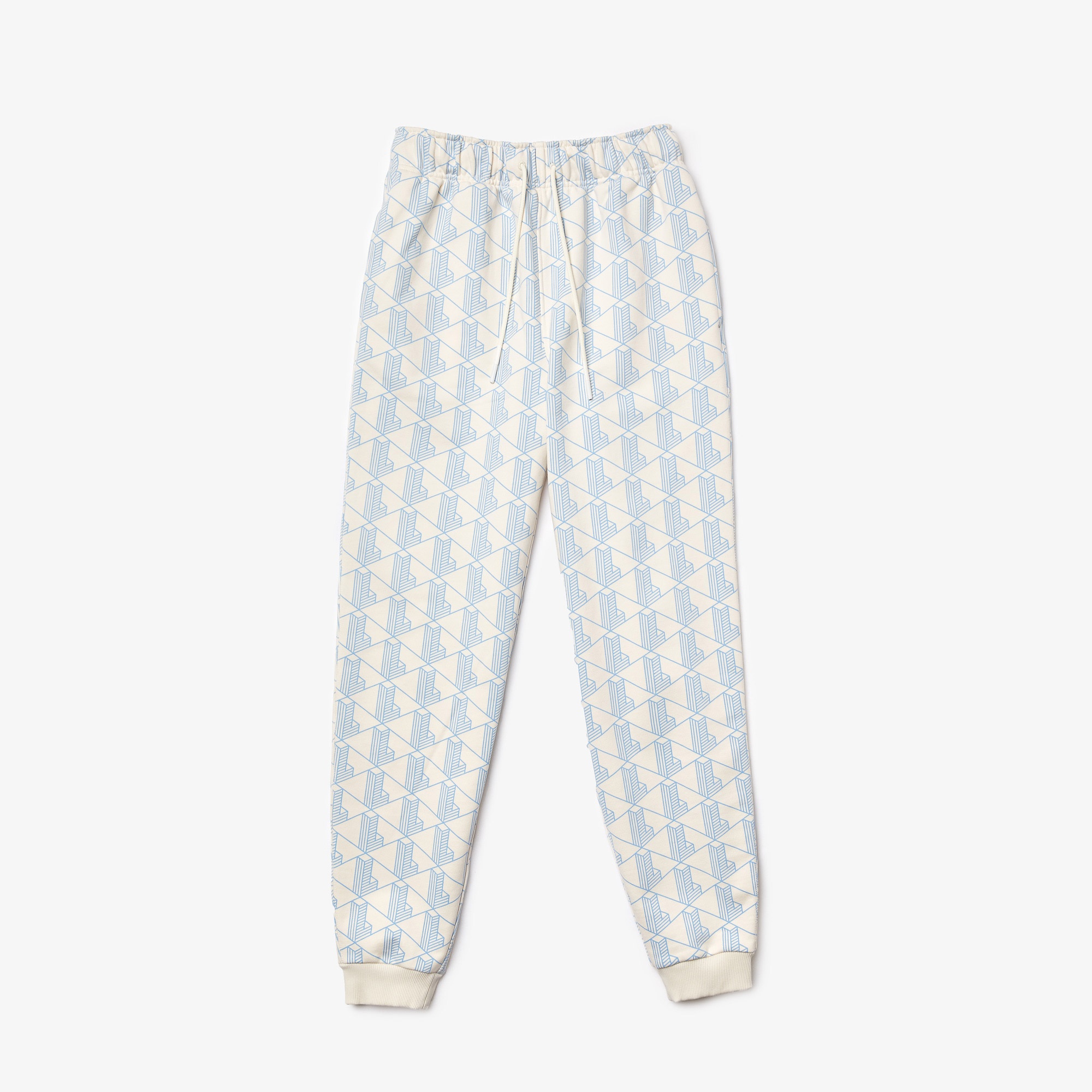 Lacoste L!VE Monogram Kadın Regular Fit Açık Mavi Eşofman Altı