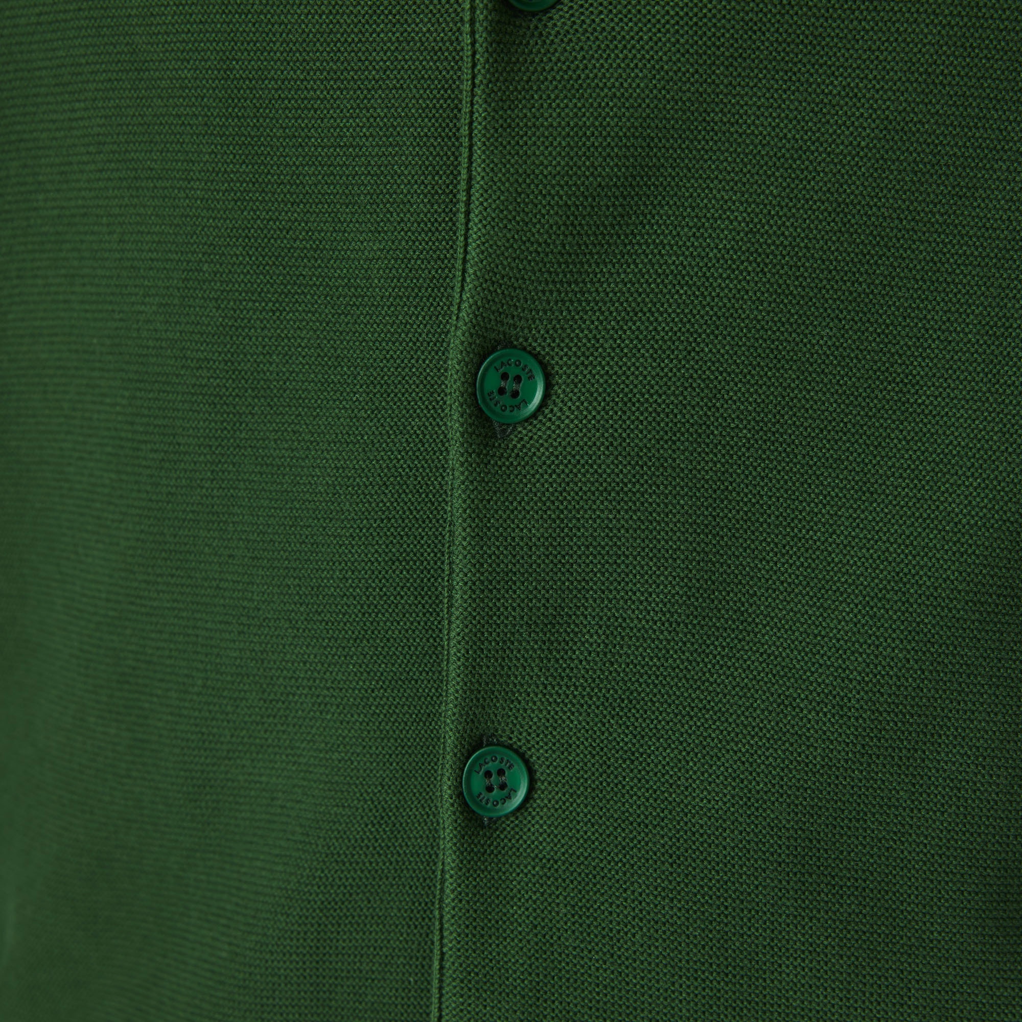 Lacoste Unisex V Yaka Yeşil Hırka