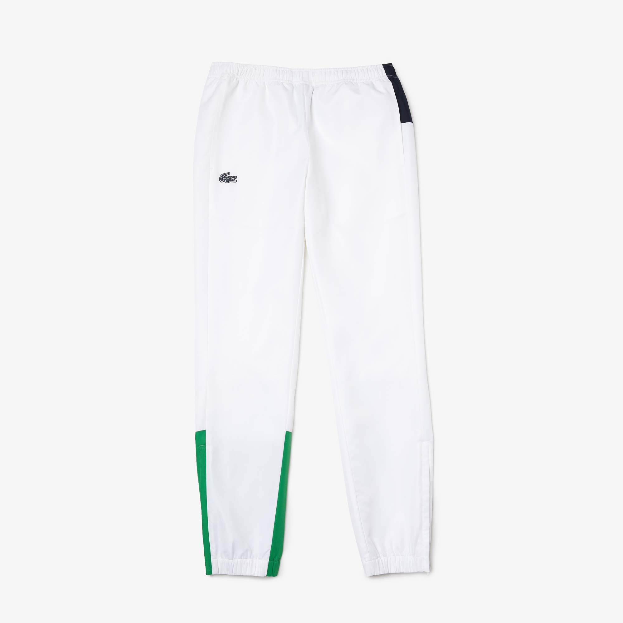 Lacoste SPORT Erkek Regular Fit Dik Yaka Renk Bloklu Beyaz Eşofman Takımı