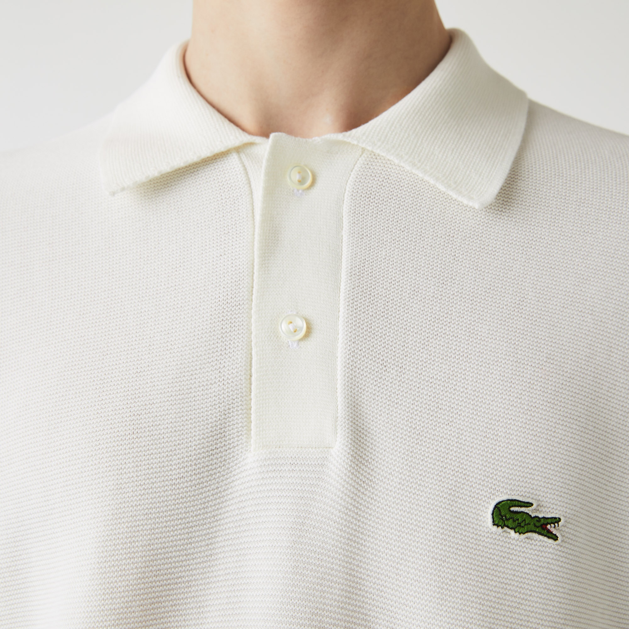 Lacoste Erkek Classic Fit Beyaz Polo