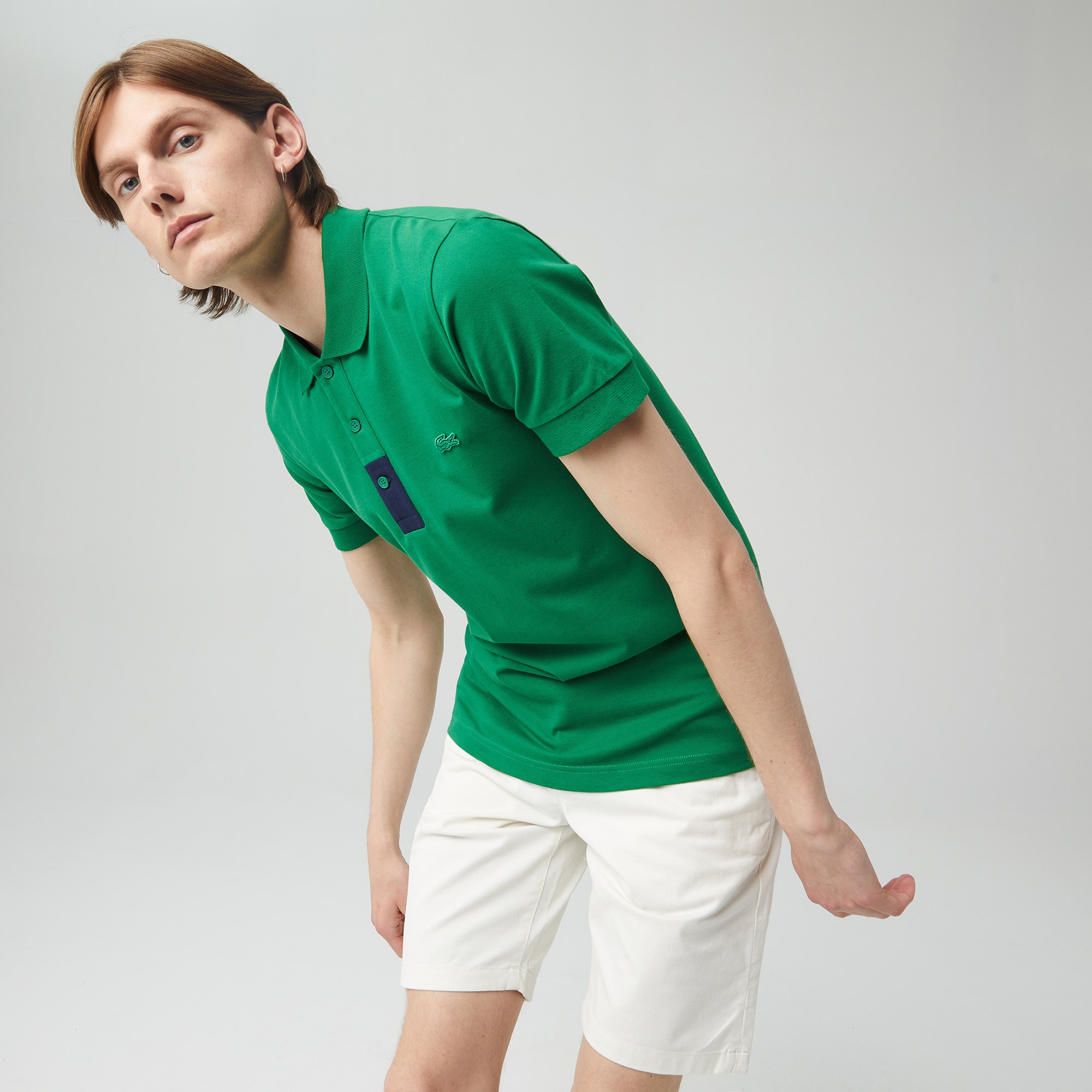 Lacoste Erkek Slim Fit Yeşil Polo