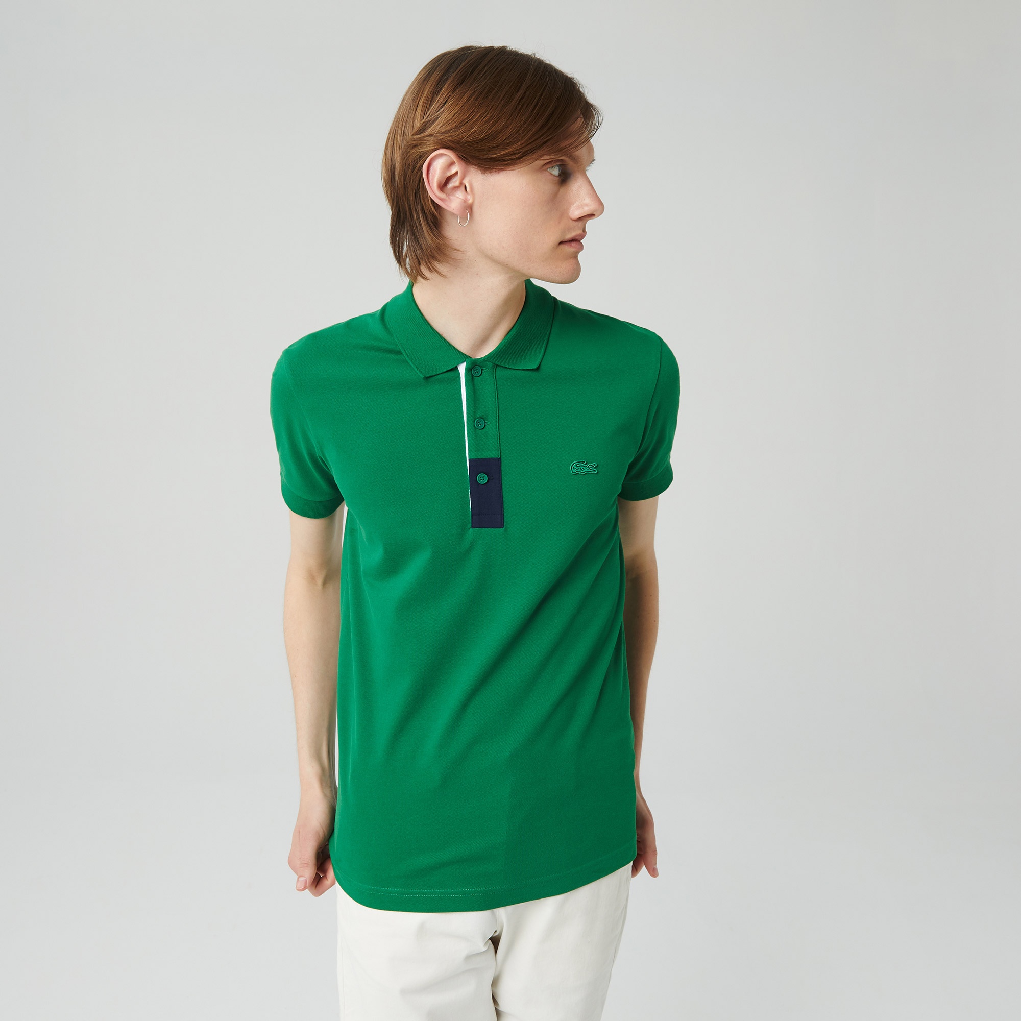 Lacoste Erkek Slim Fit Yeşil Polo