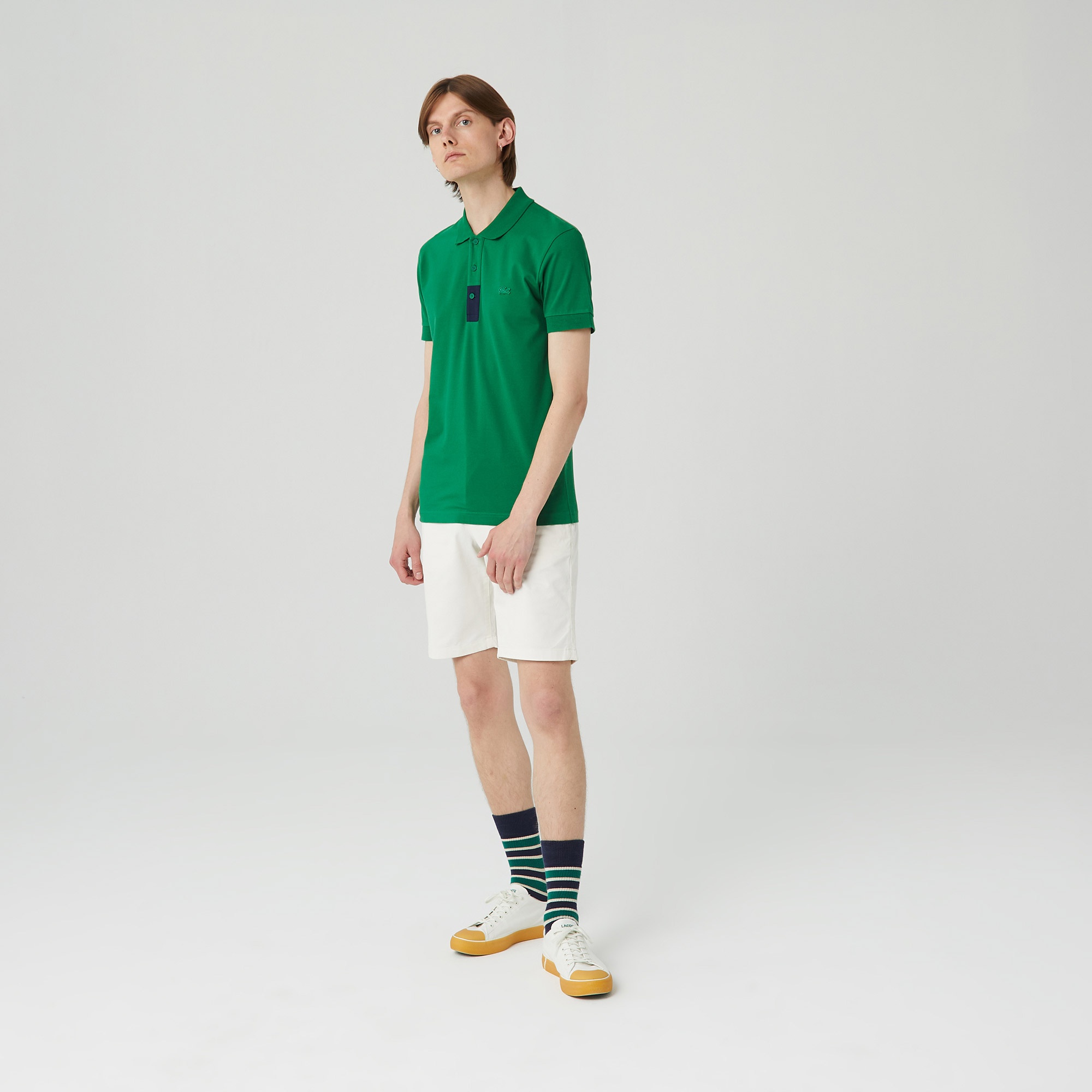 Lacoste Erkek Slim Fit Yeşil Polo