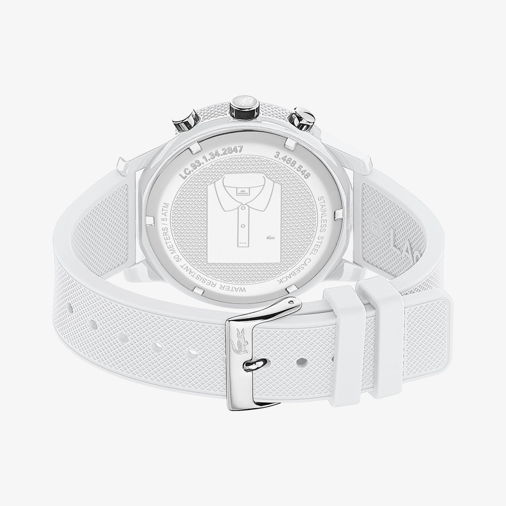 Lacoste Erkek Beyaz Saat