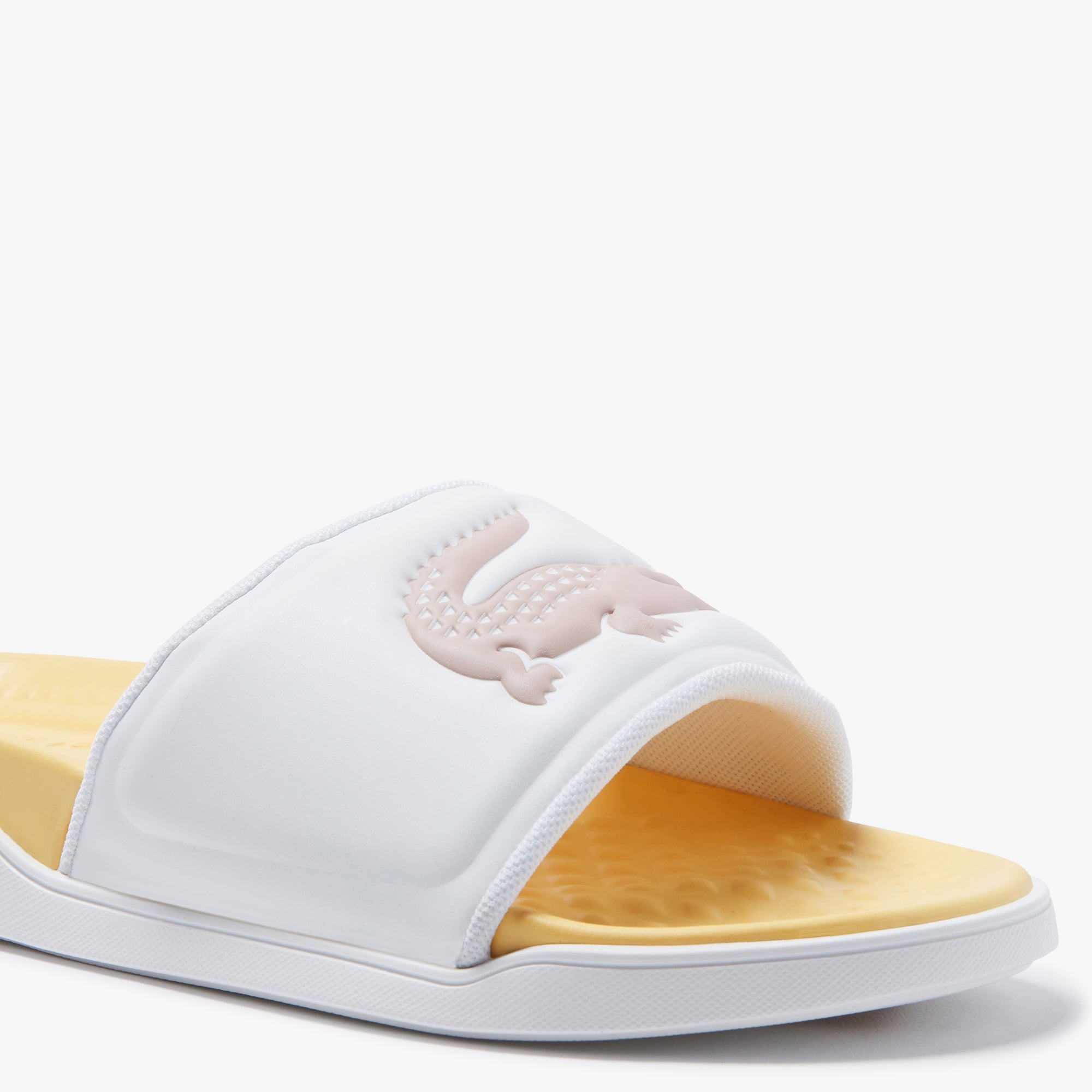 Lacoste Croco Kadın Beyaz Terlik