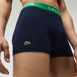 Lacoste Erkek 3'lü Lacivert Boxer Lacivert