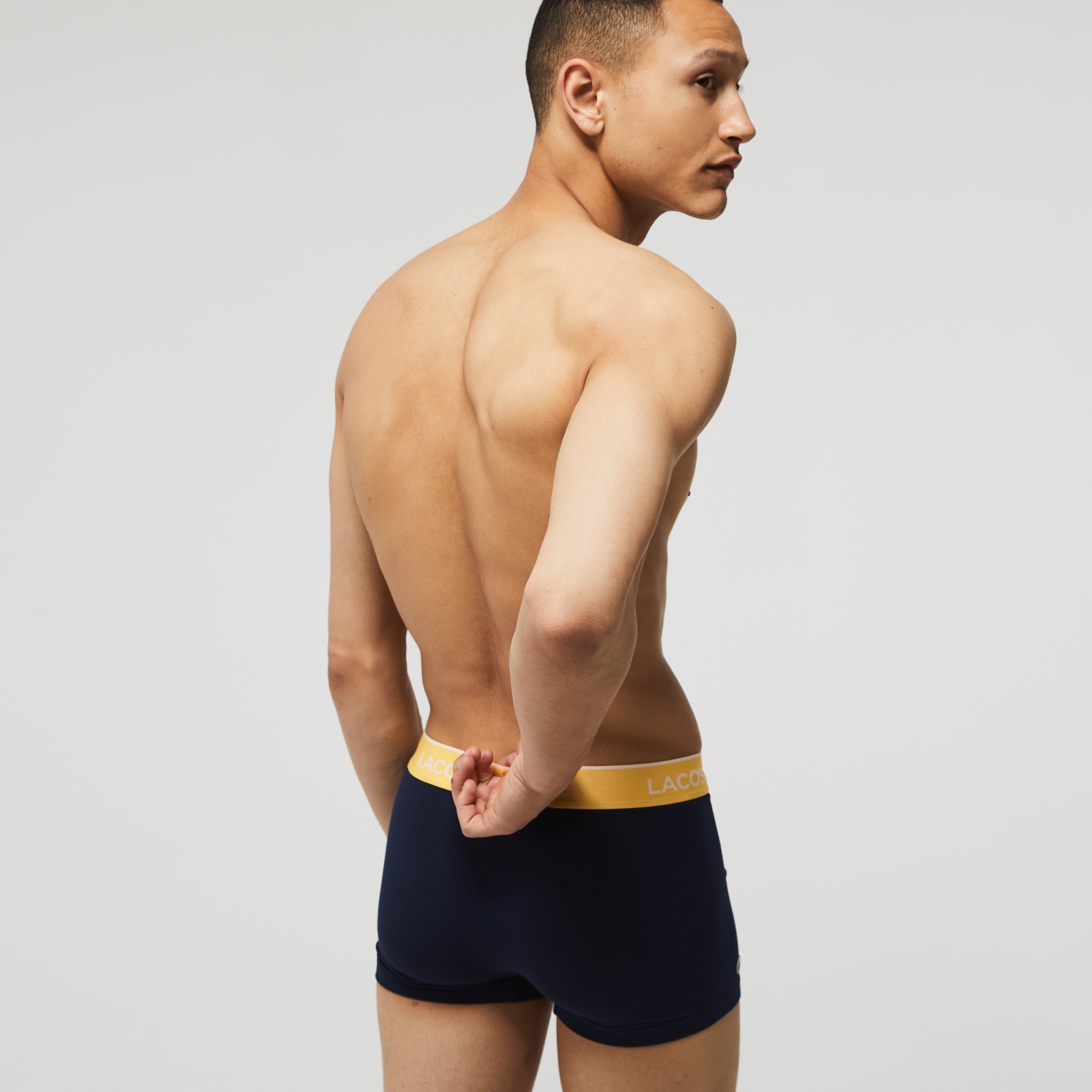 Lacoste Erkek 3'lü Lacivert Boxer