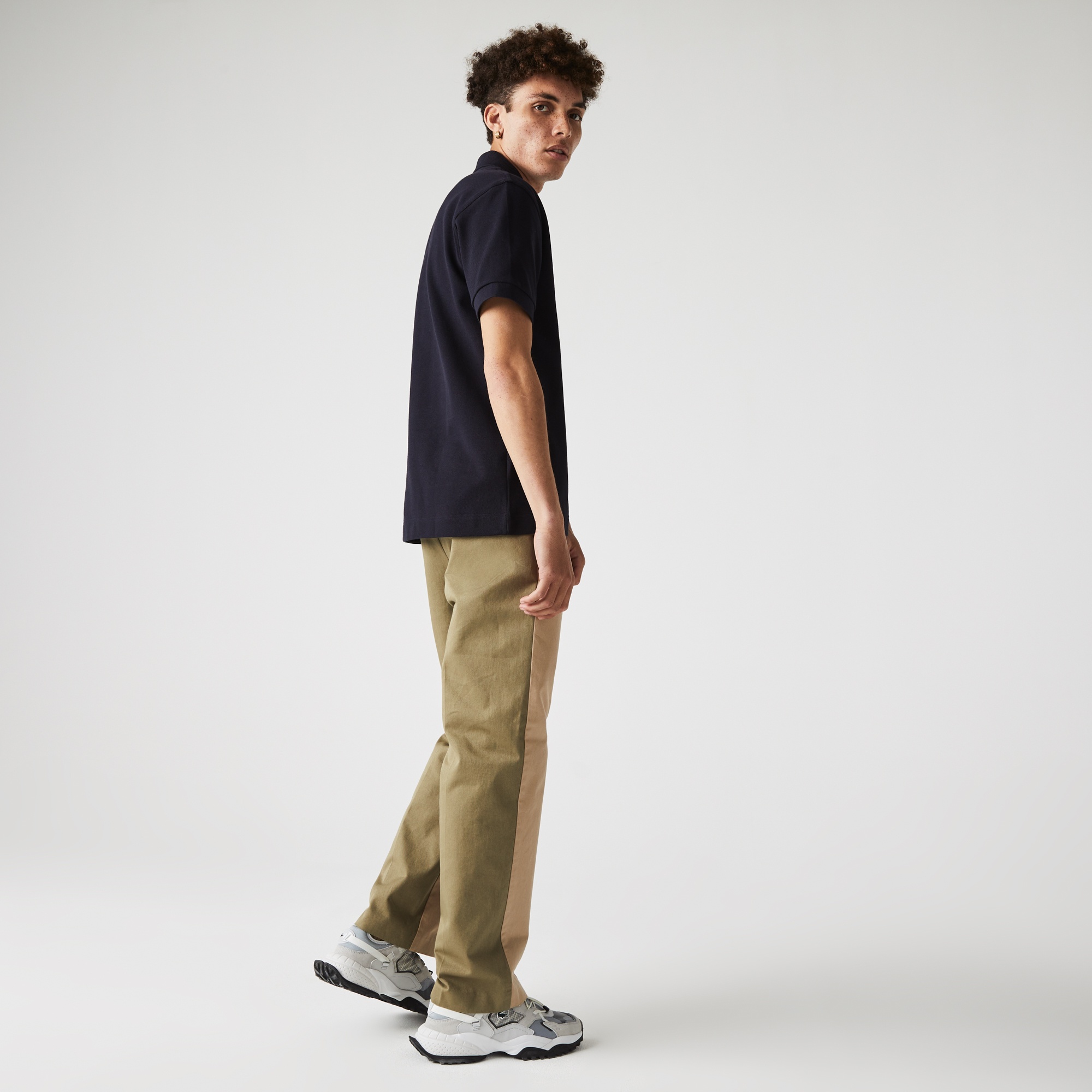 Lacoste Organik Pamuk Erkek Classic Fit L1221 Lacivert Polo