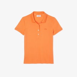 Lacoste Kadın Slim Fit Turuncu Polo Turuncu