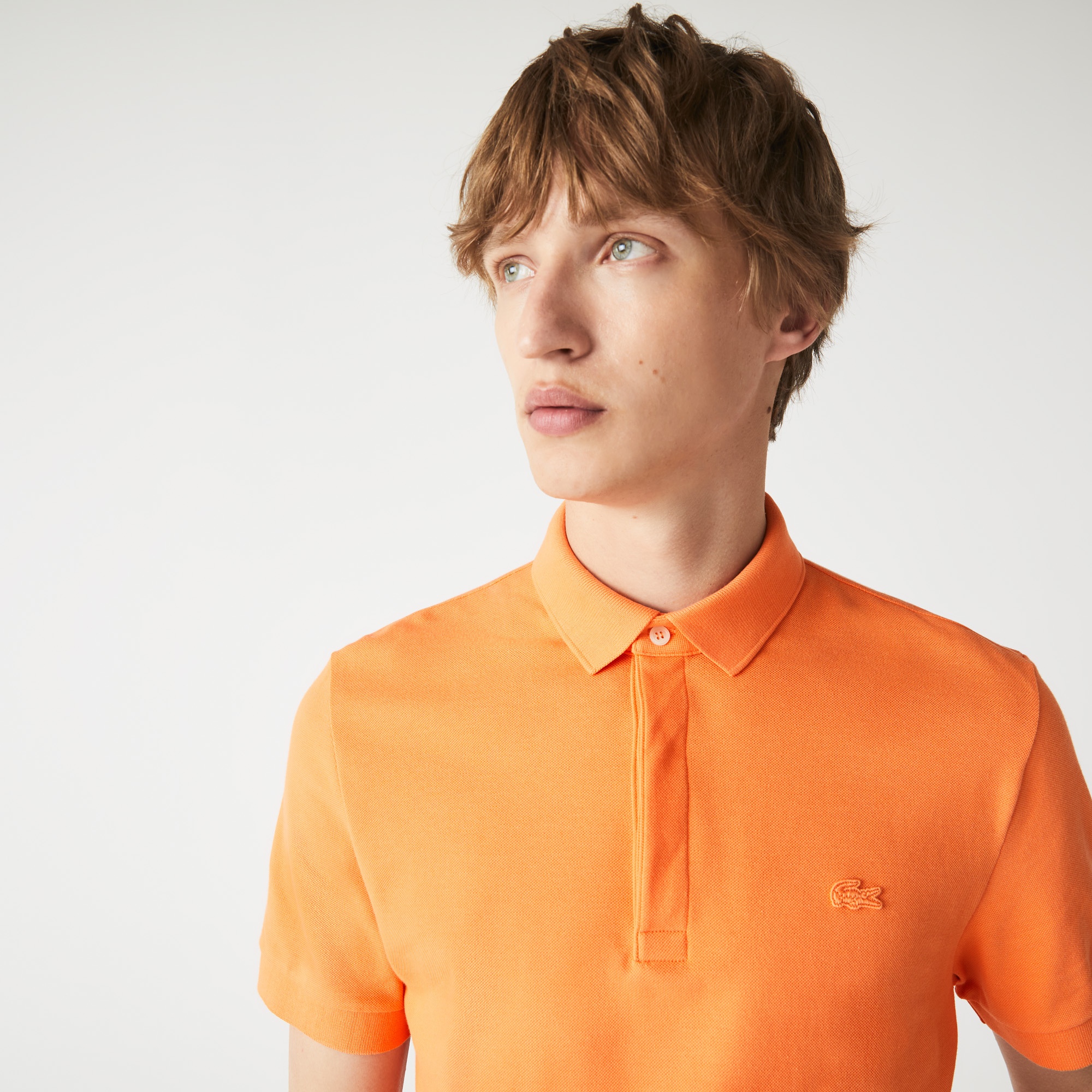 Lacoste Erkek Regular Fit Turuncu Paris Polo