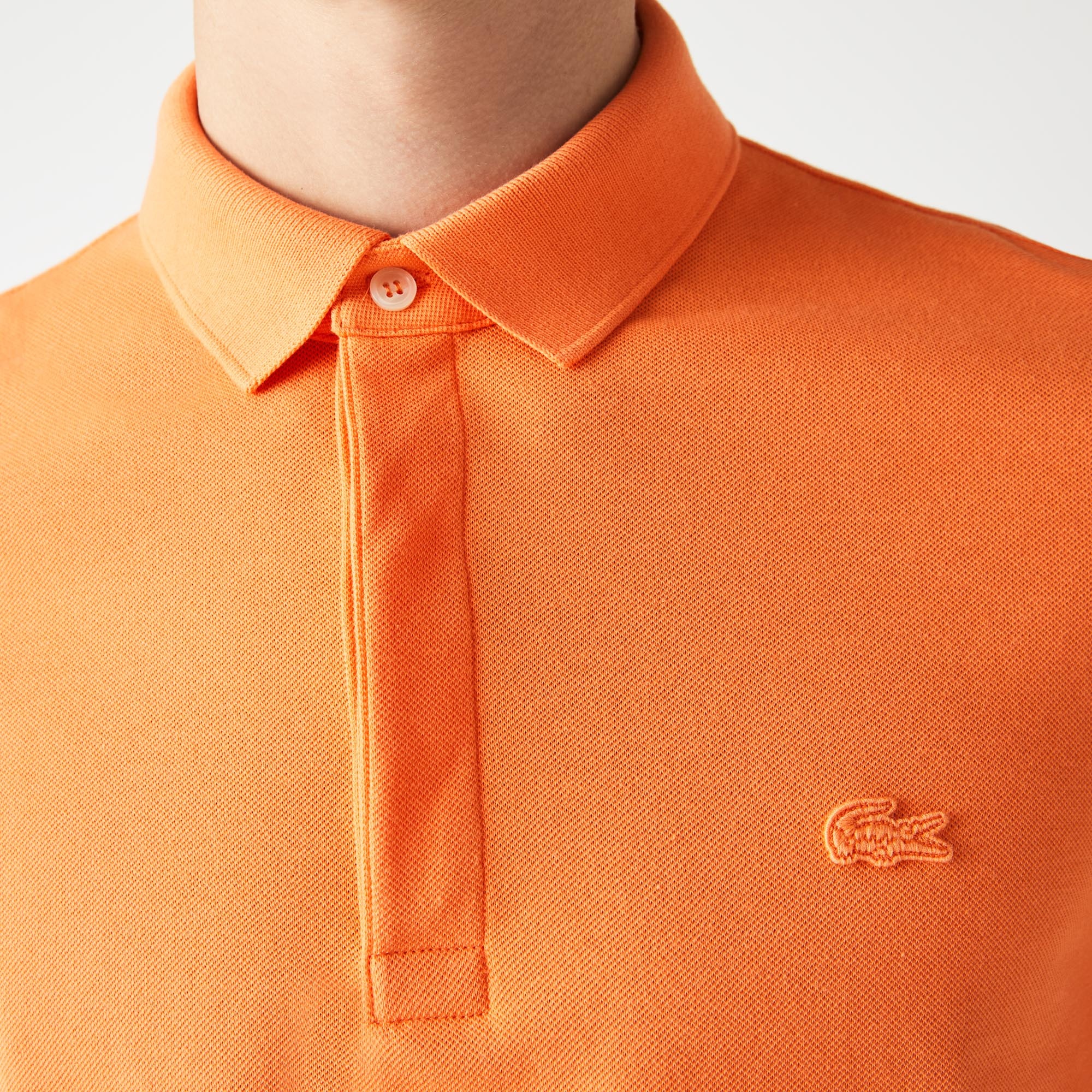 Lacoste Erkek Regular Fit Turuncu Paris Polo