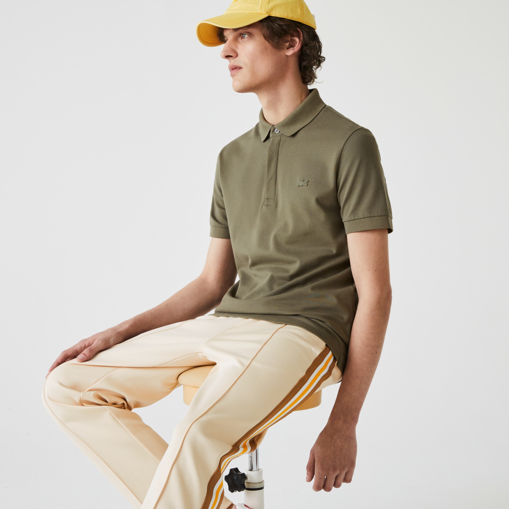 Lacoste Erkek Regular Fit Paris Haki Polo