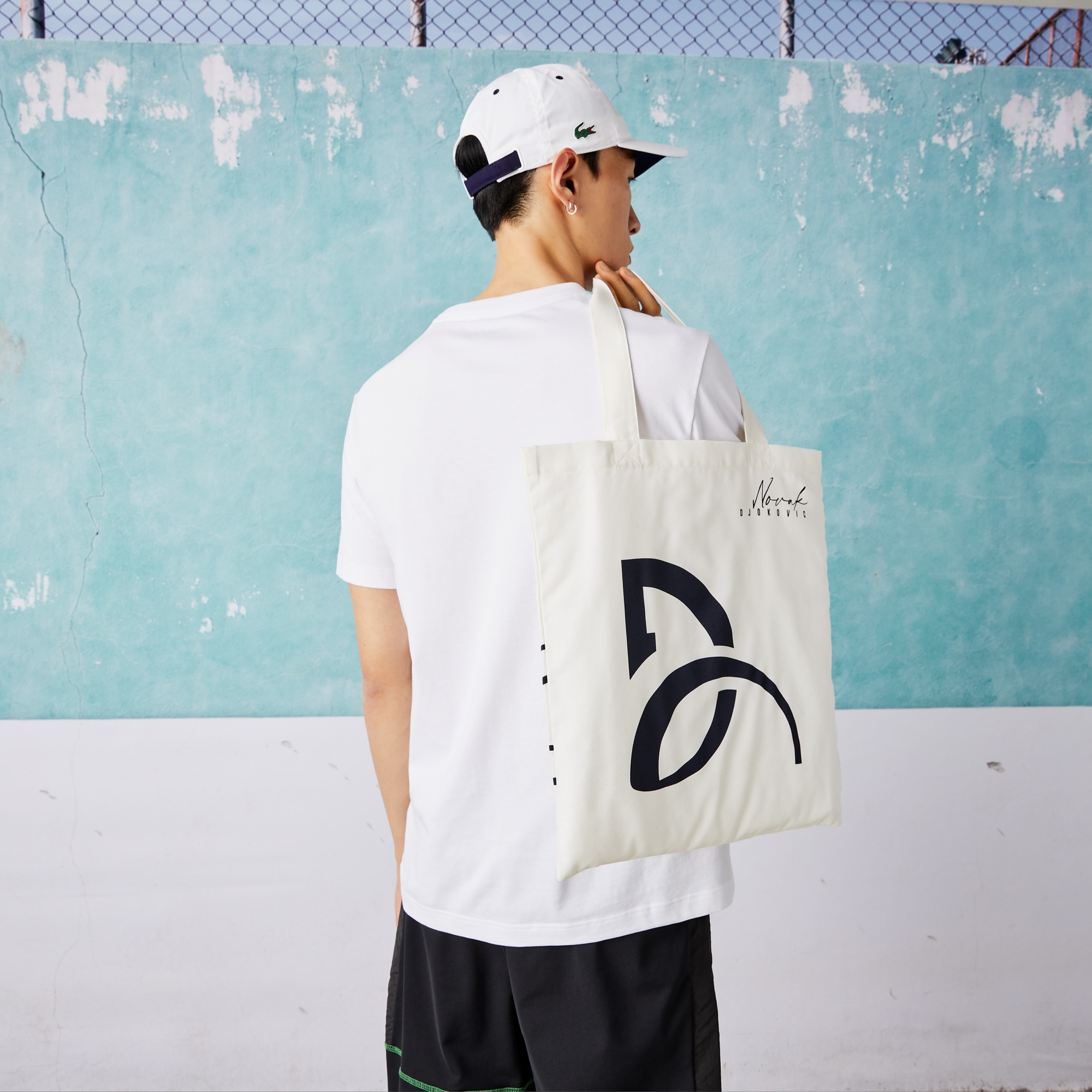 Lacoste SPORT x Novak Djokovic Erkek Regular Fit Bisiklet Yaka