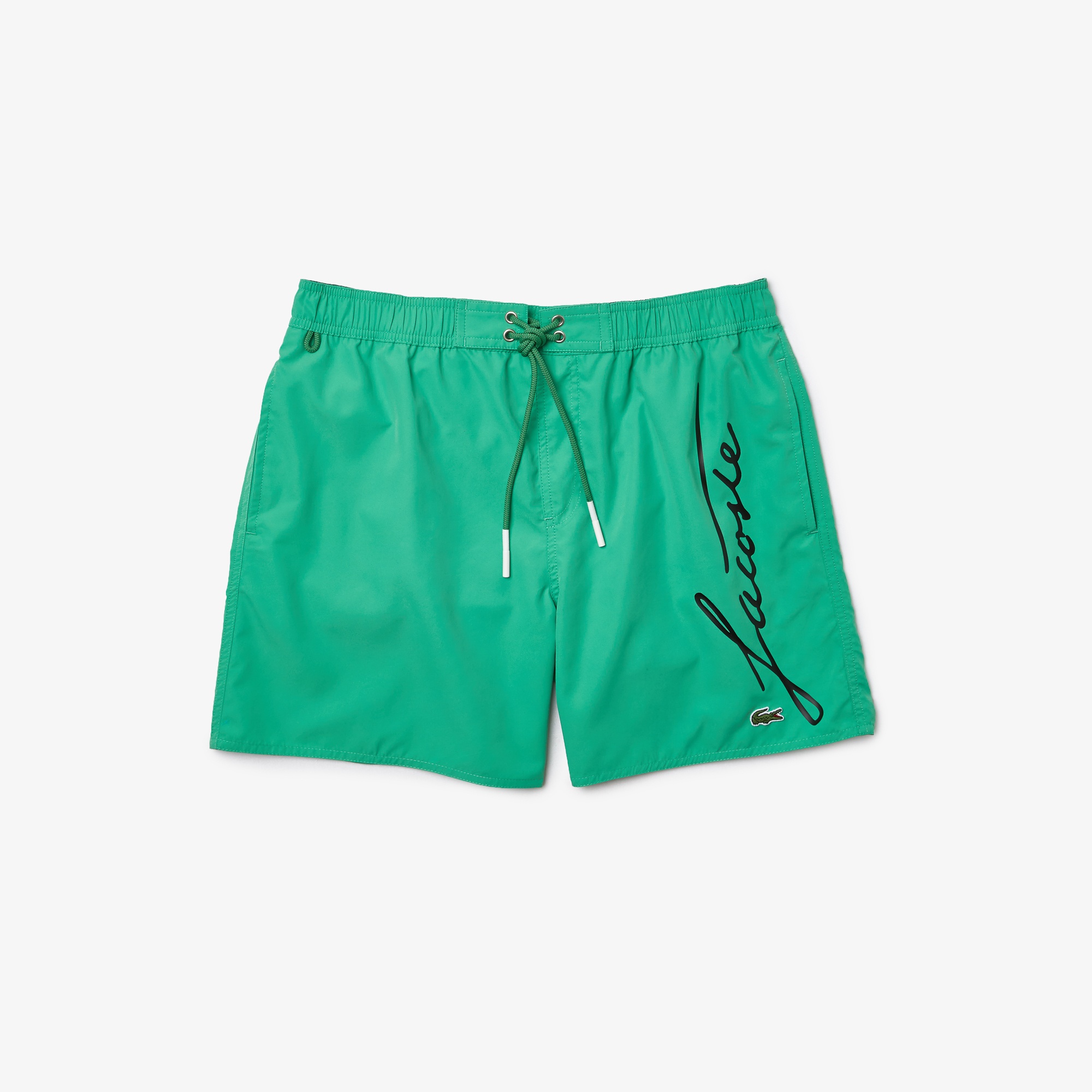 Lacoste Erkek Baskılı Yeşil Mayo Şort