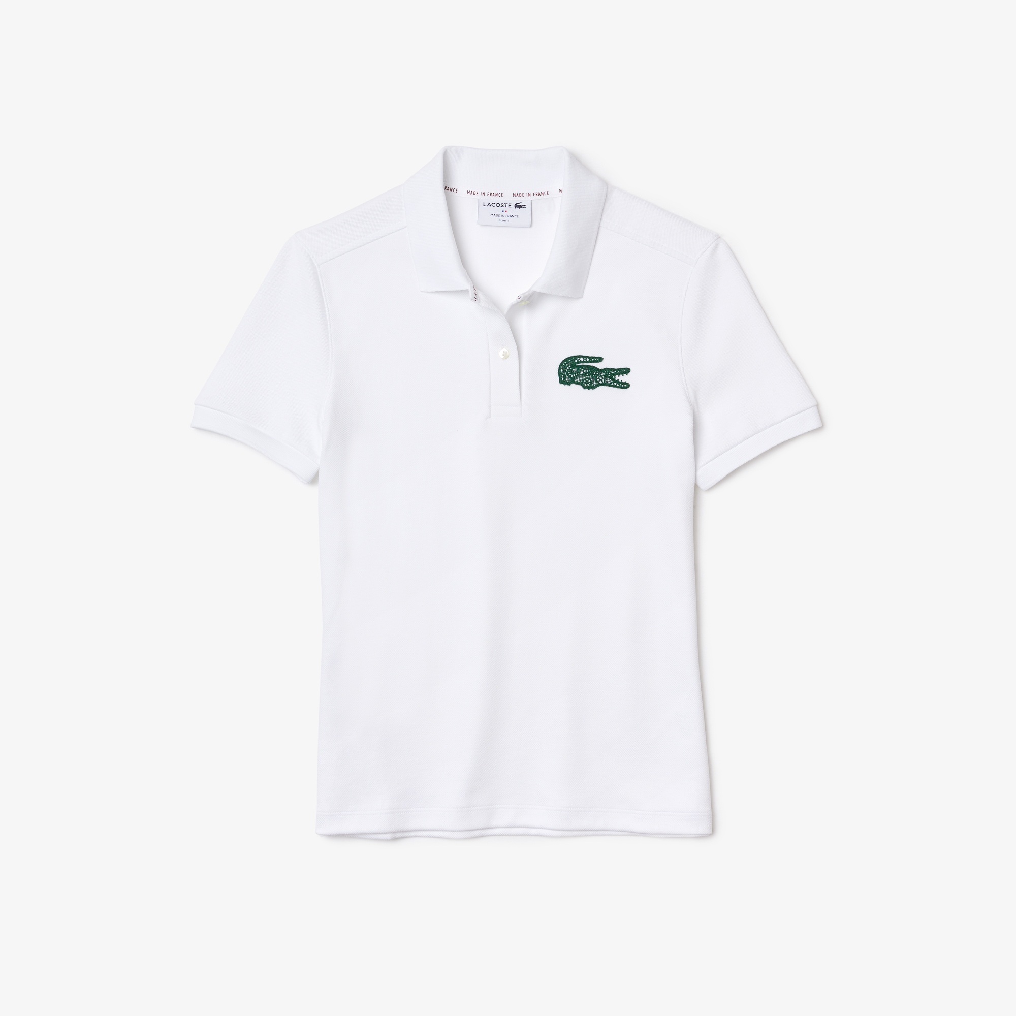 Lacoste Kadın Relaxed Fit Beyaz Polo