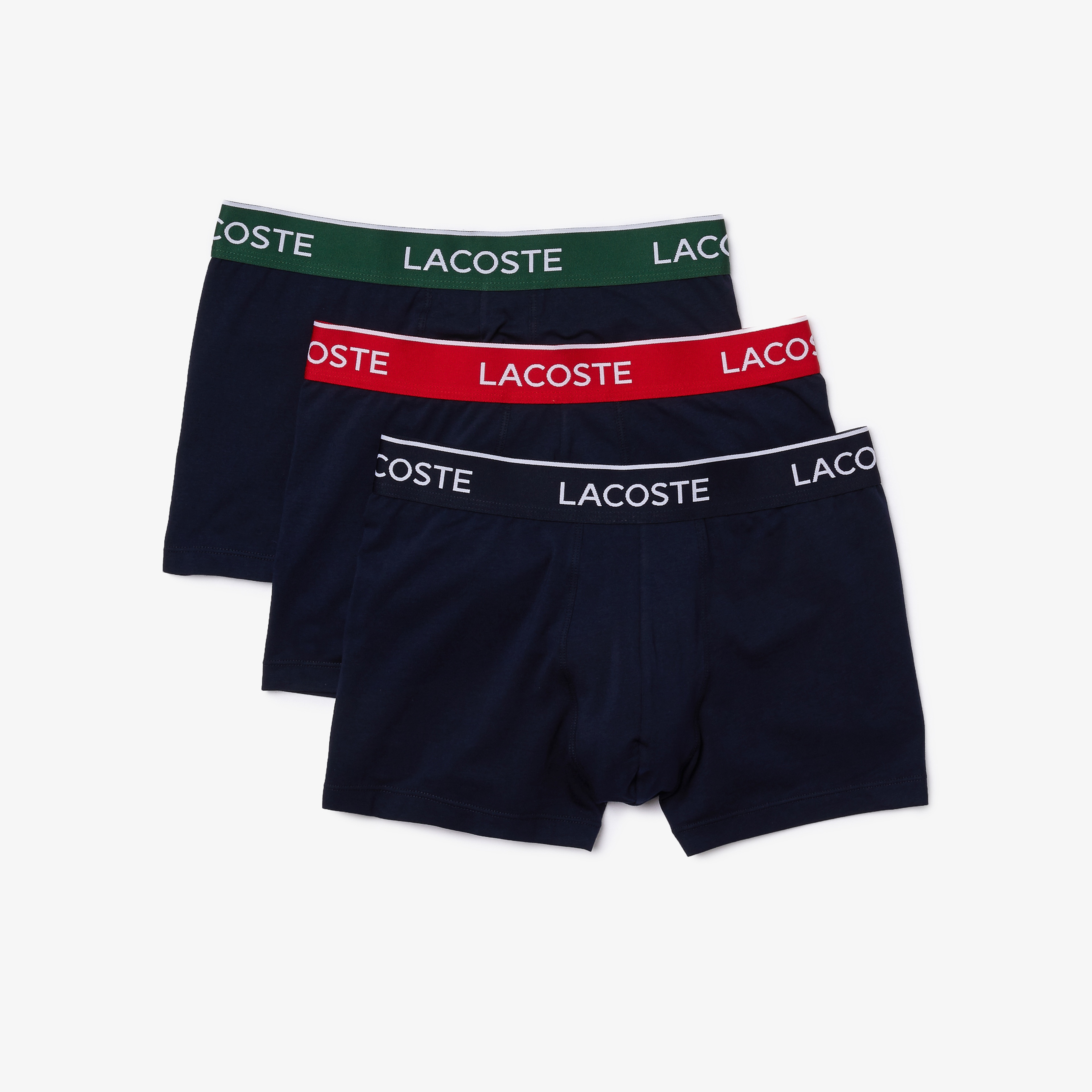 Lacoste Erkek 3'lü Lacivert Boxer