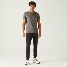 Lacoste Erkek Slim Fit Bisiklet Yaka Gri T-Shirt Gri