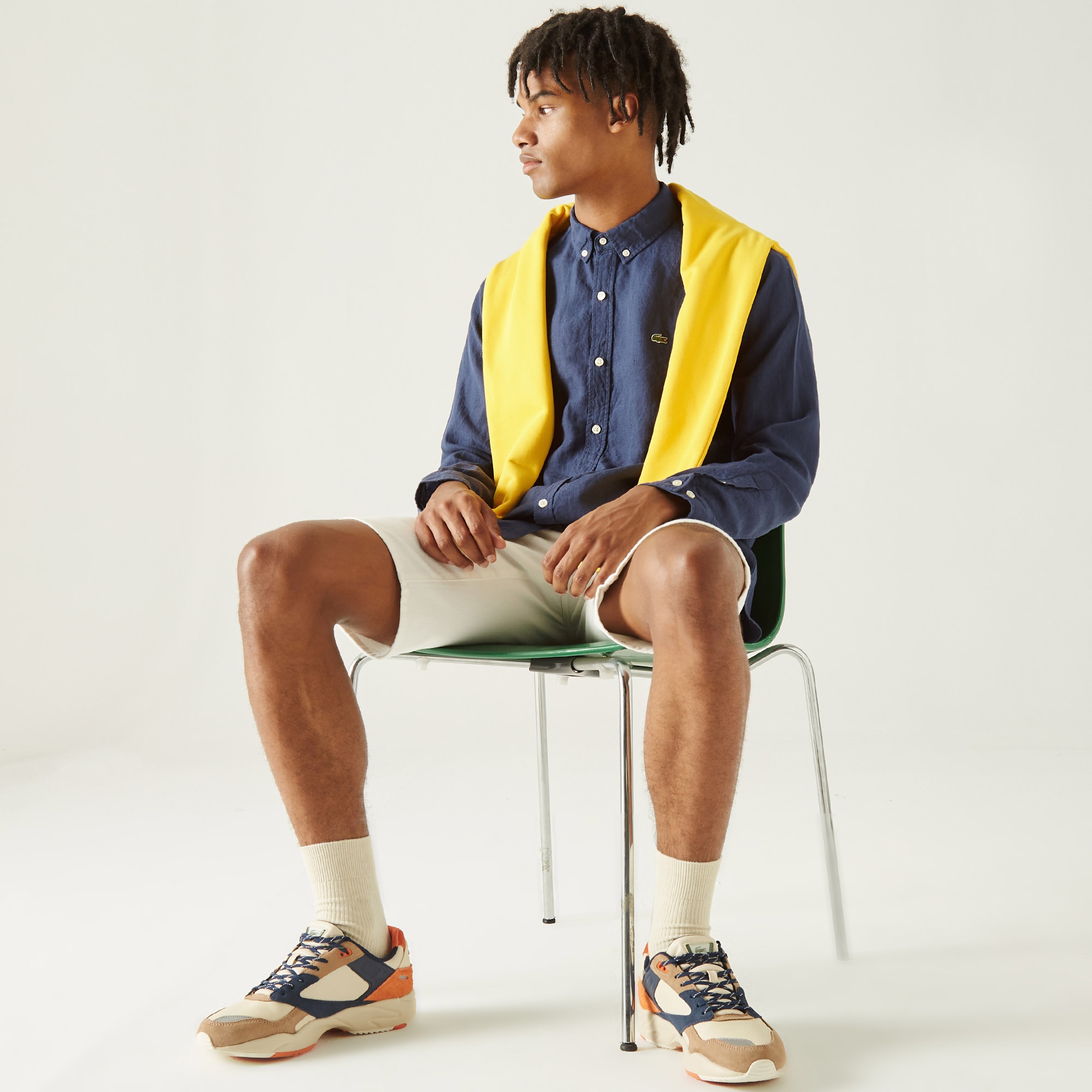 Lacoste Erkek Regular Fit Lacivert Gömlek