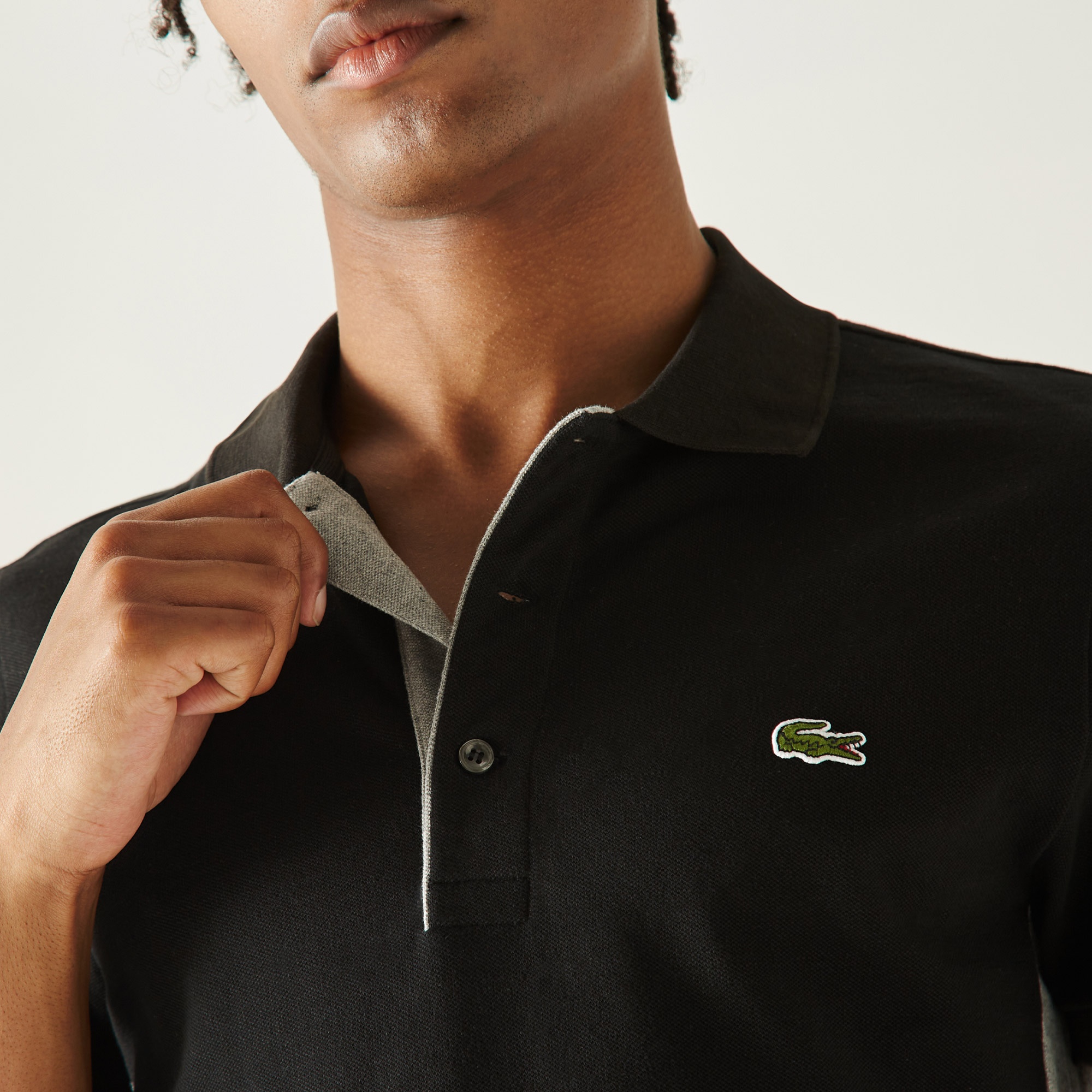 Lacoste Erkek Slim Fit Siyah Polo