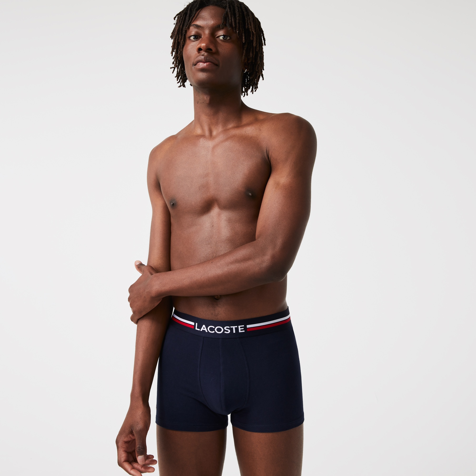 Lacoste Erkek 3'lü Renkli Boxer