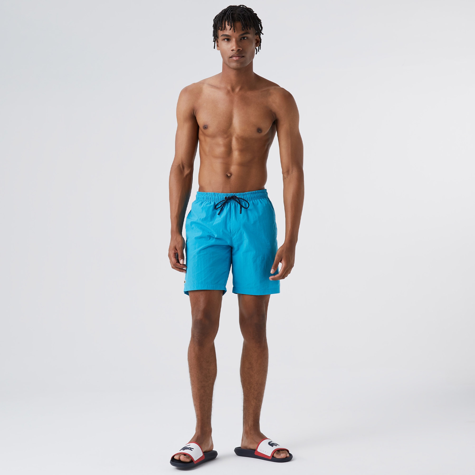 Lacoste Erkek Mavi Mayo Şort