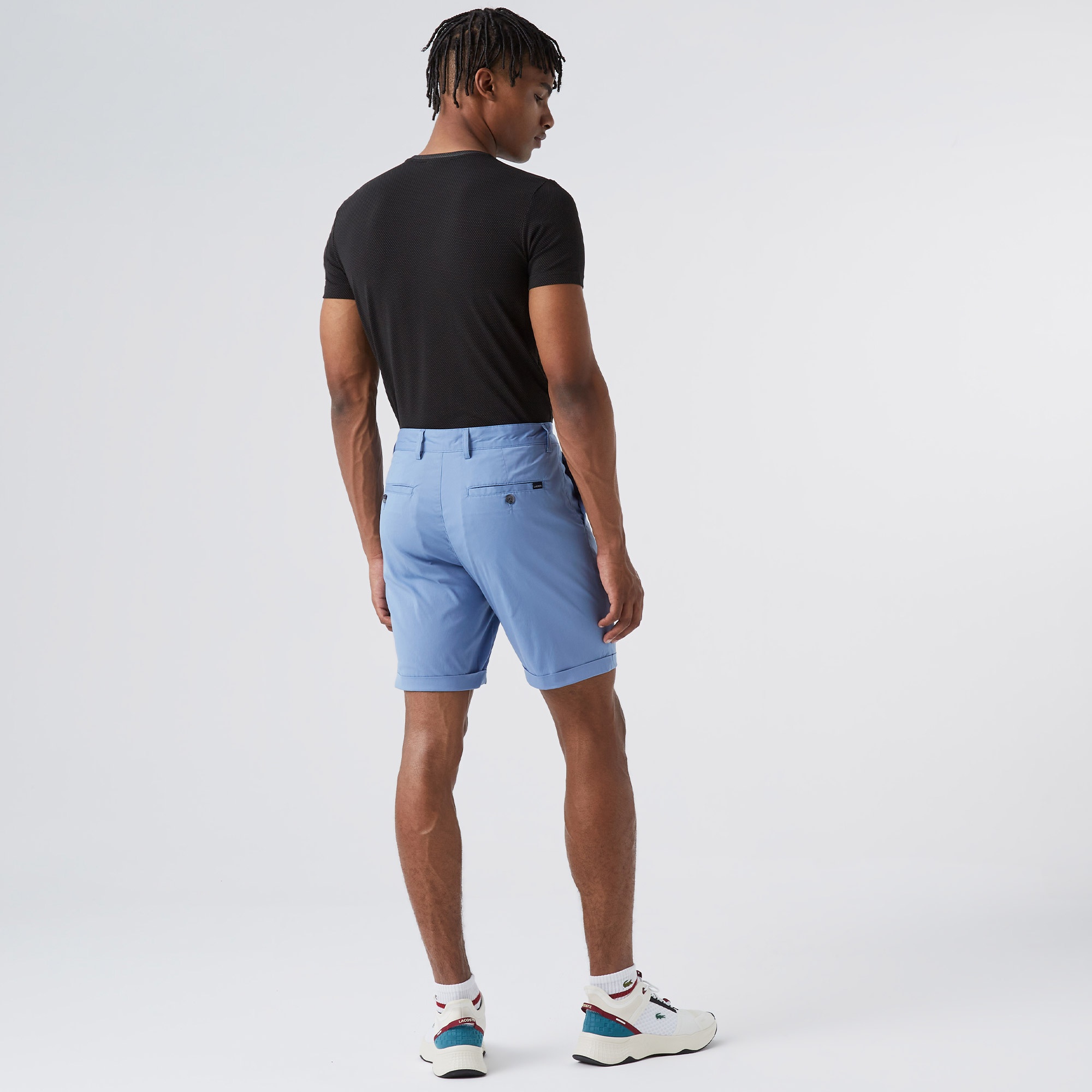 Lacoste Erkek Slim Fit Mavi Bermuda