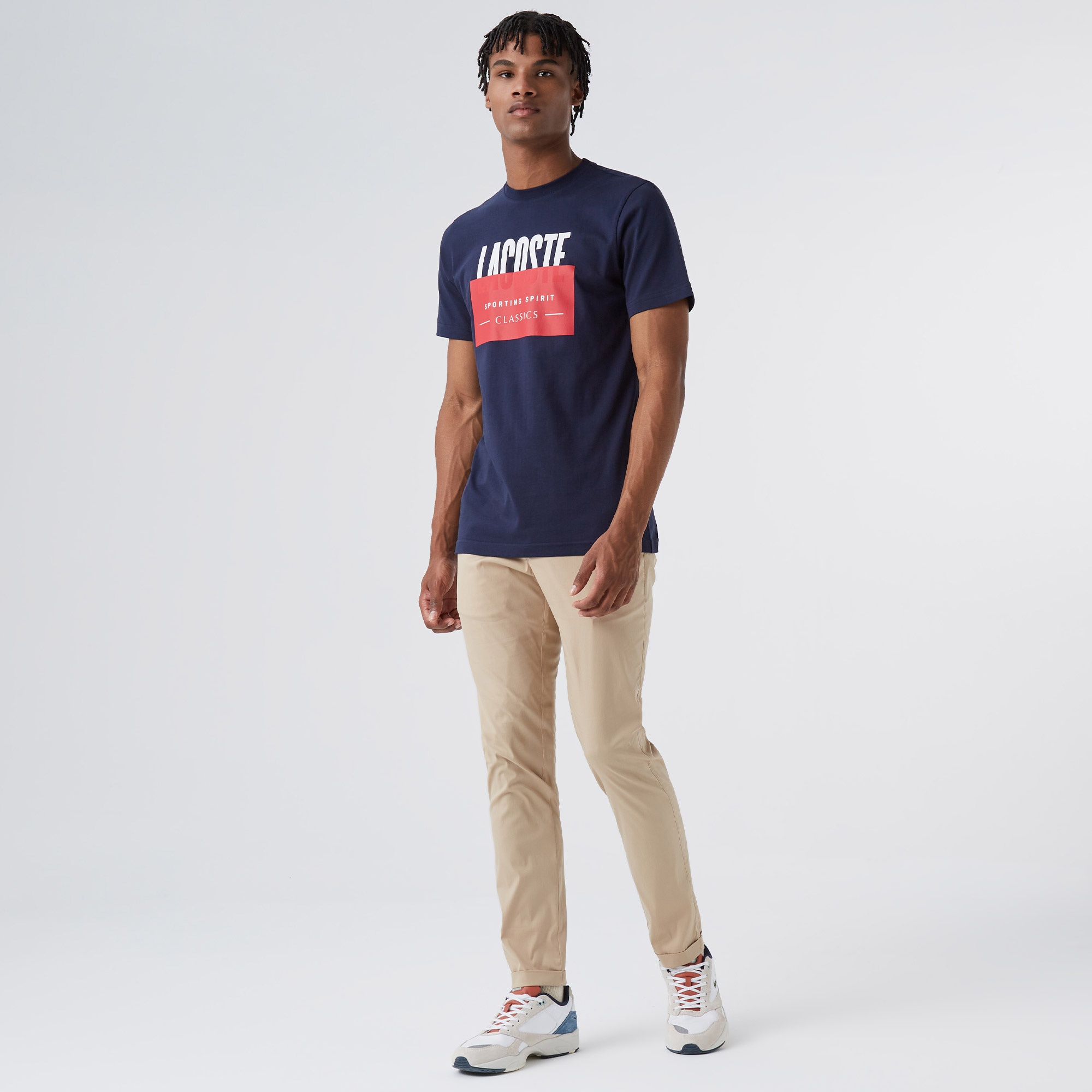 Lacoste Erkek Slim Fit Krem Pantolon