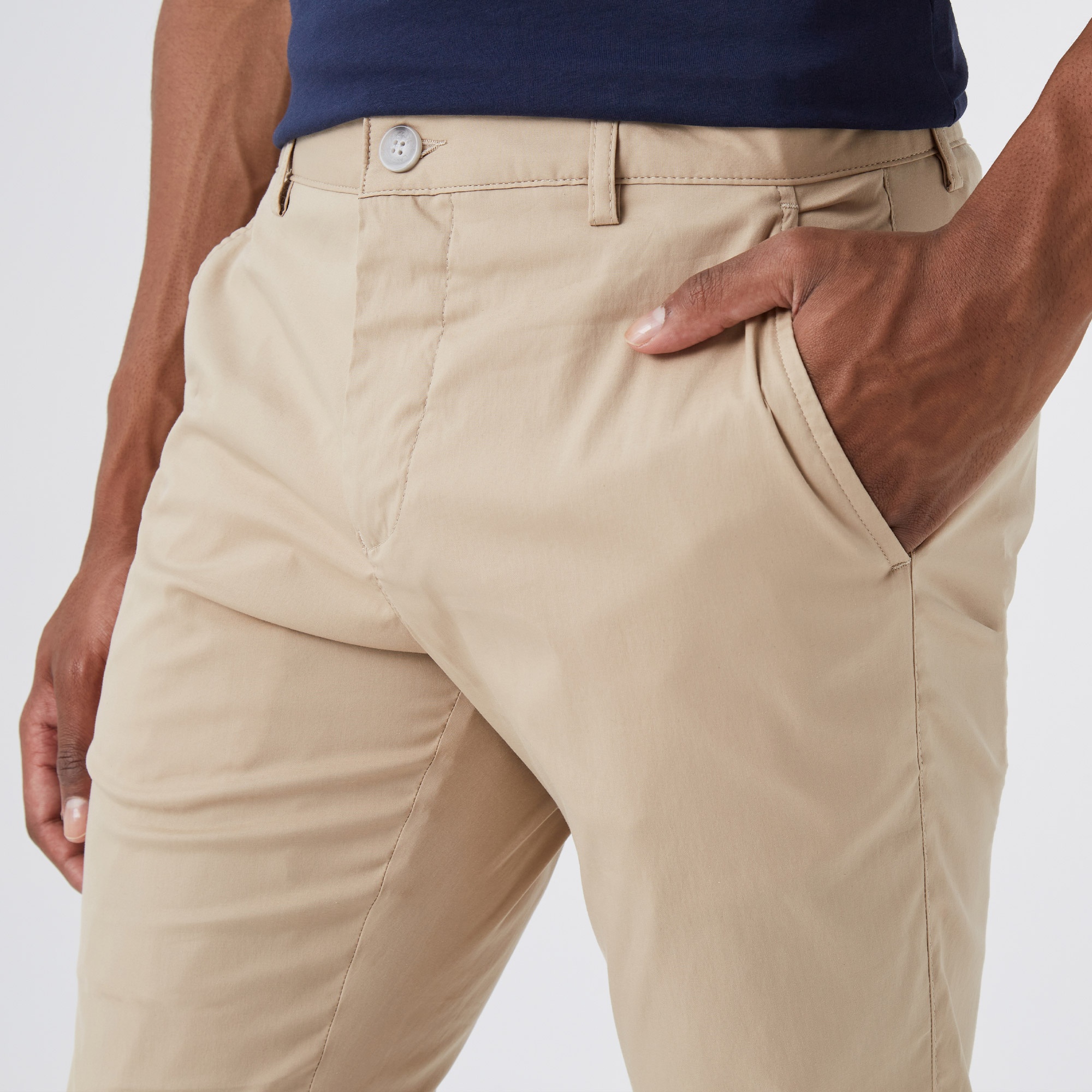 Lacoste Erkek Slim Fit Krem Pantolon