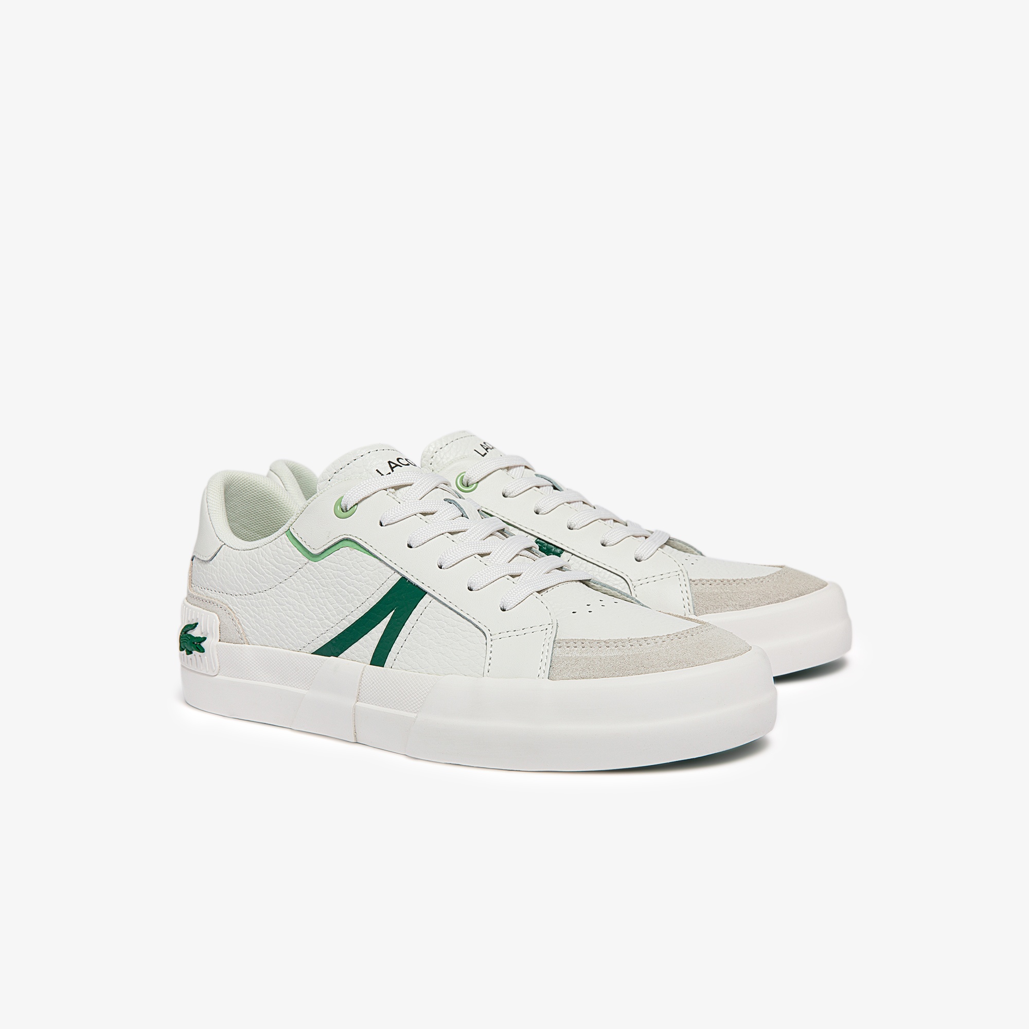 Lacoste L004 Mid Erkek Beyaz Sneaker