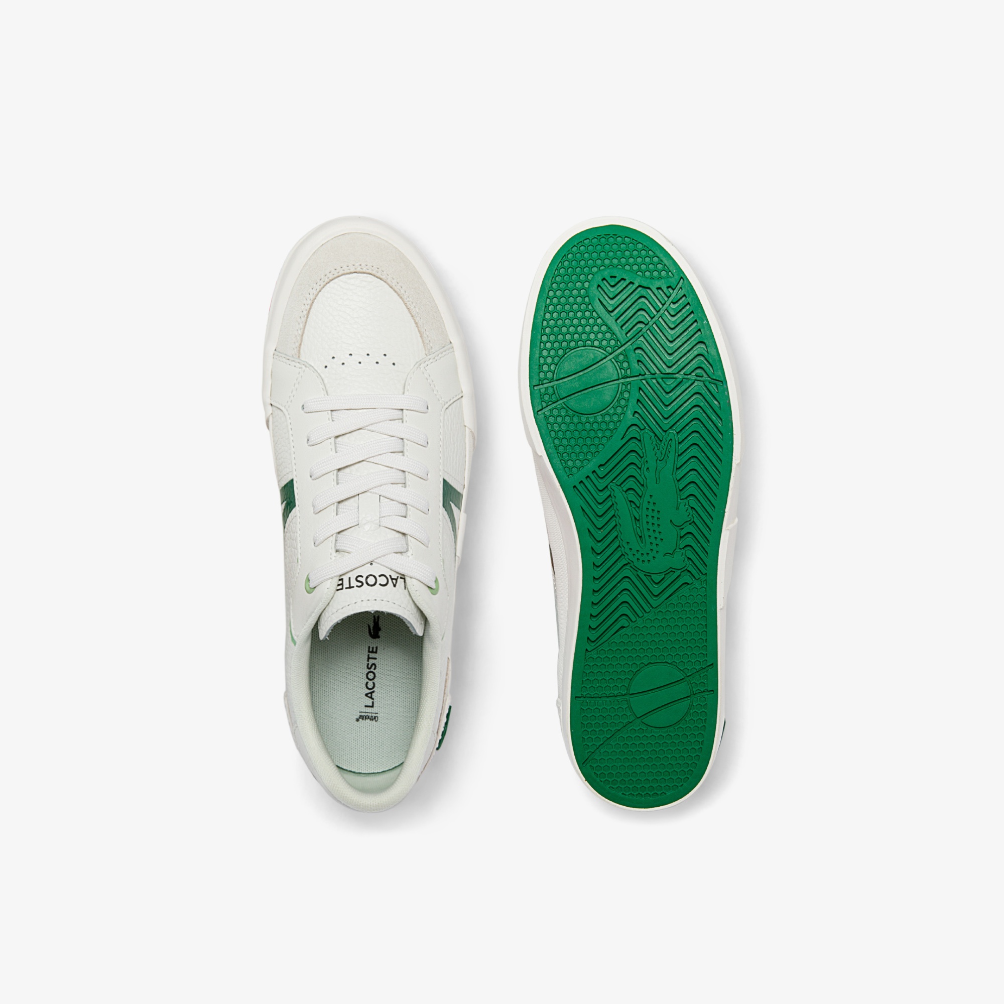 Lacoste L004 Mid Erkek Beyaz Sneaker