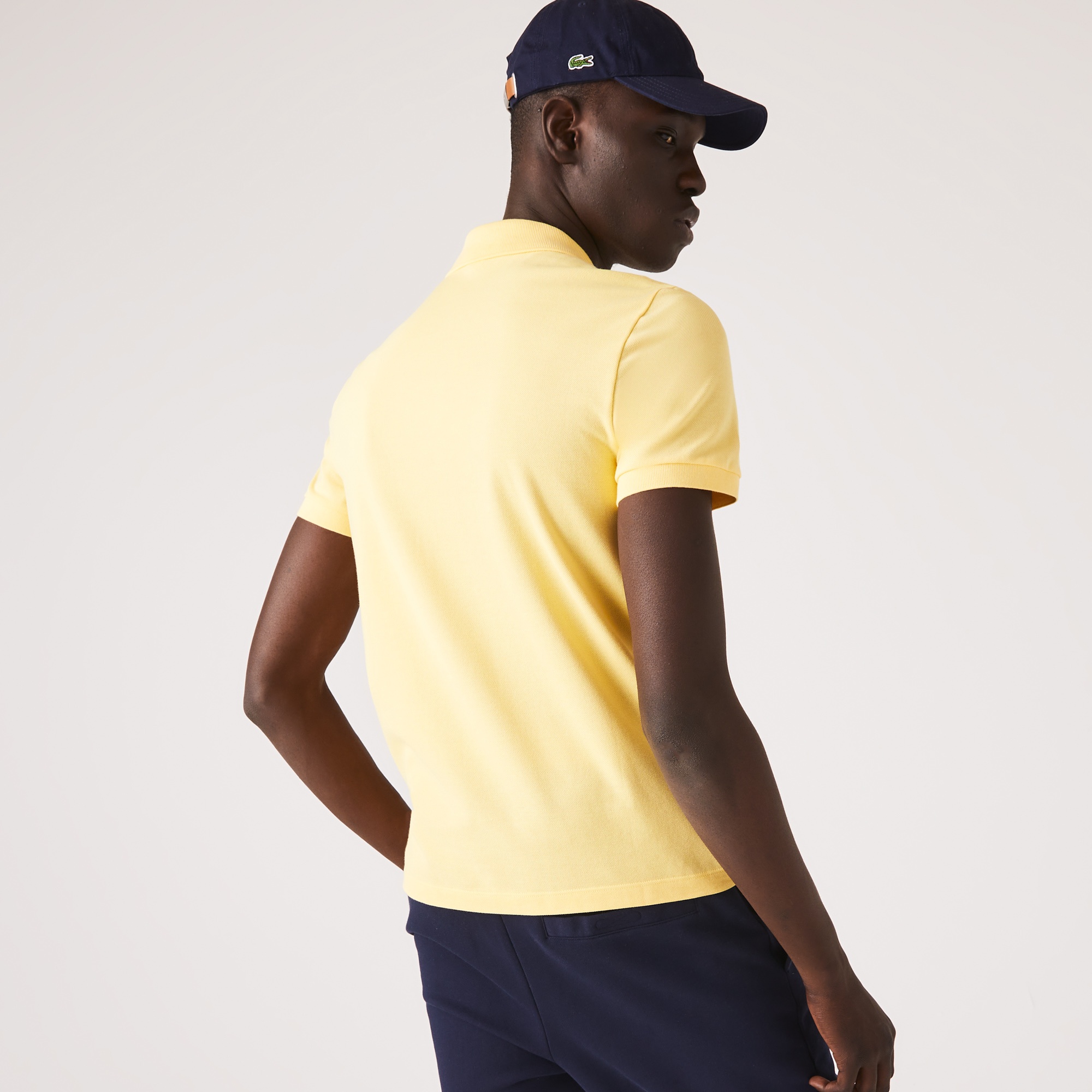 Lacoste Erkek Regular Fit Baskılı Sarı Polo